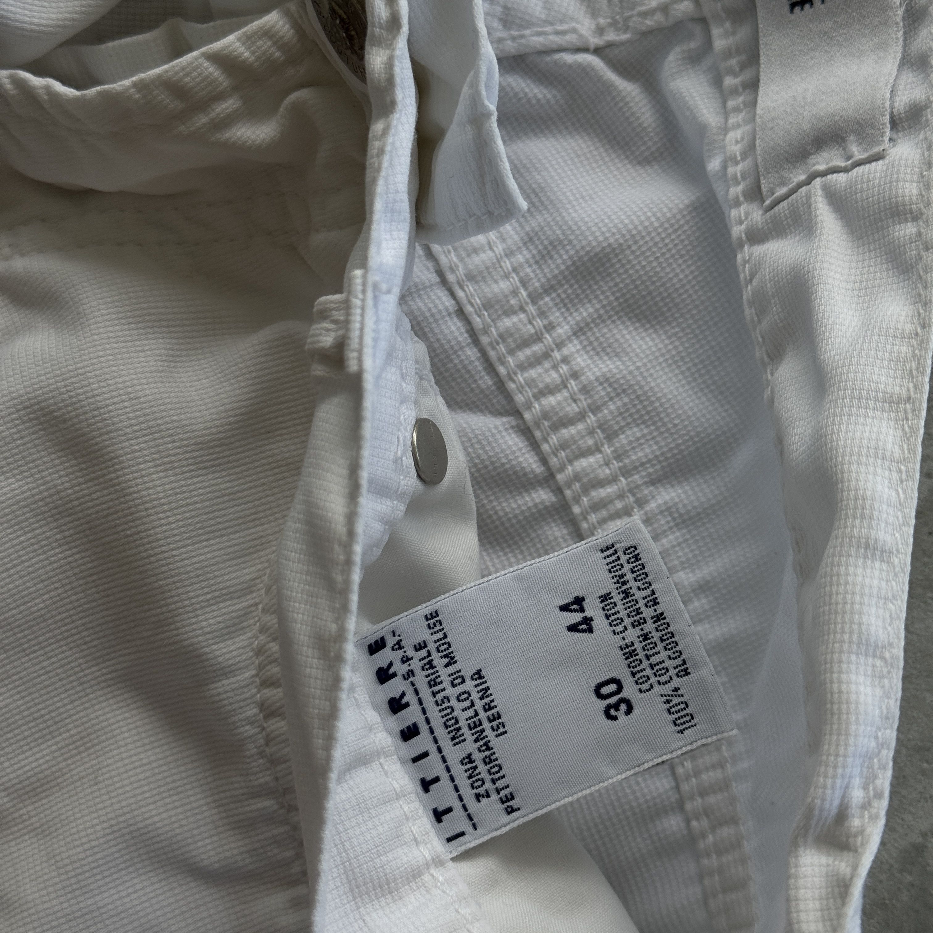 Versace Versace Jeans Couture Vintage White Corduroy Pants 30 Size US 30 / EU 46 - 7 Thumbnail