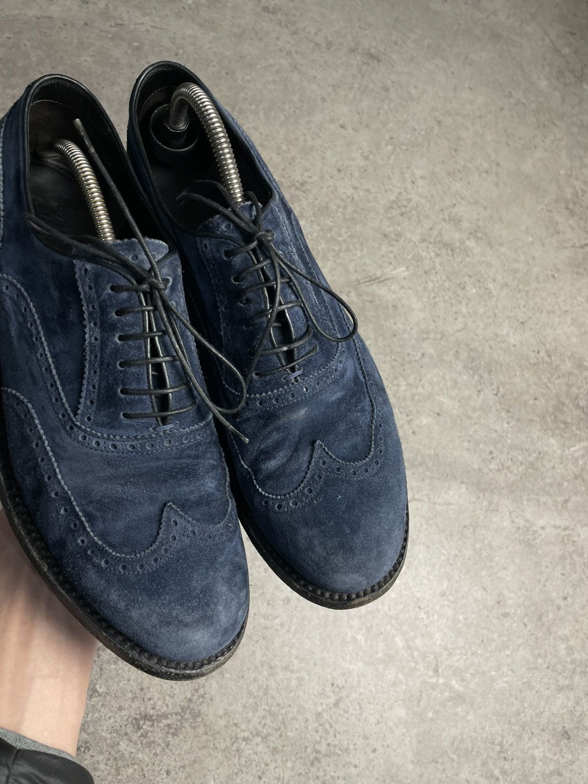 Brioni Brioni Low Top Suede Shoes Luxury RARE Size US 8 / EU 41 - 3 Thumbnail