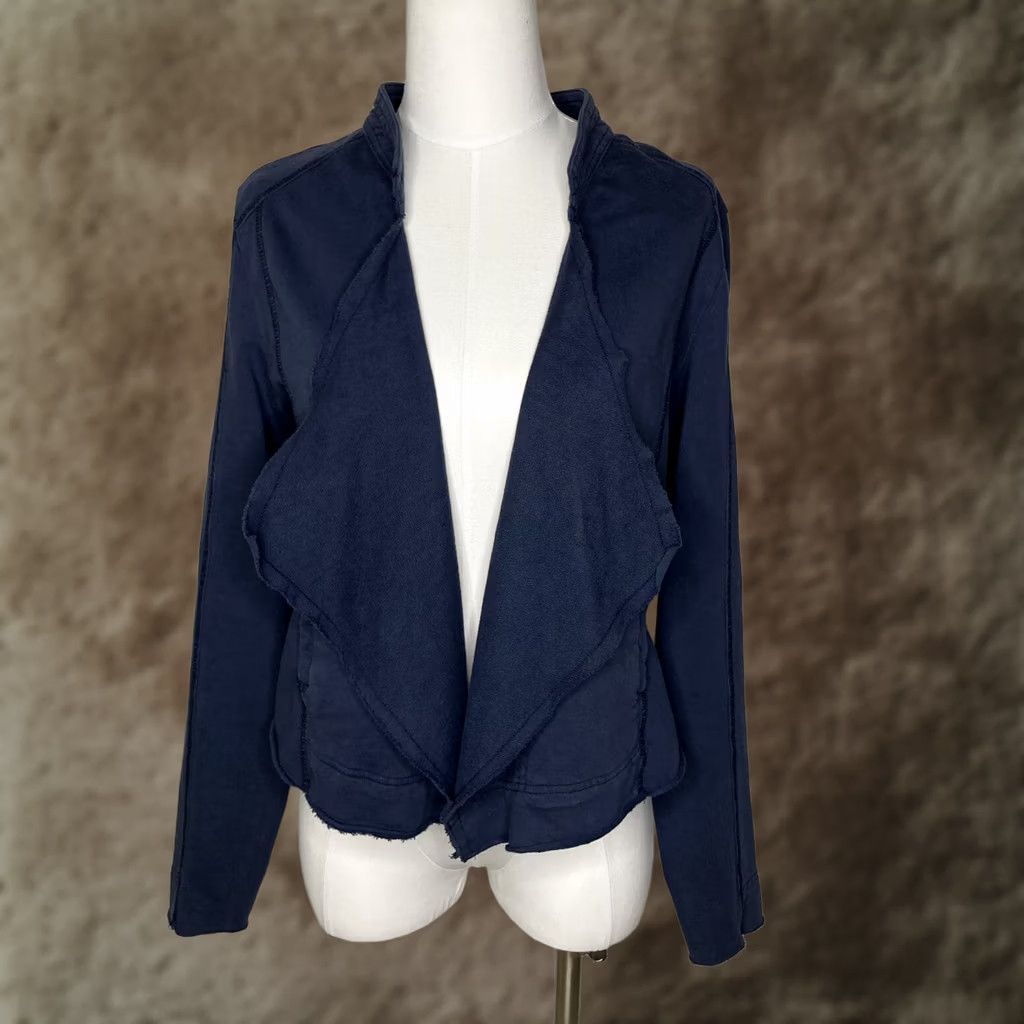 Parker William Rast Jacket Blue Size Medium Juniors Parker Flyaway Navy Basic Jacket Adult Regular Long Sleeve Size M / US 6-8 / IT 42-44 - 1 Thumbnail