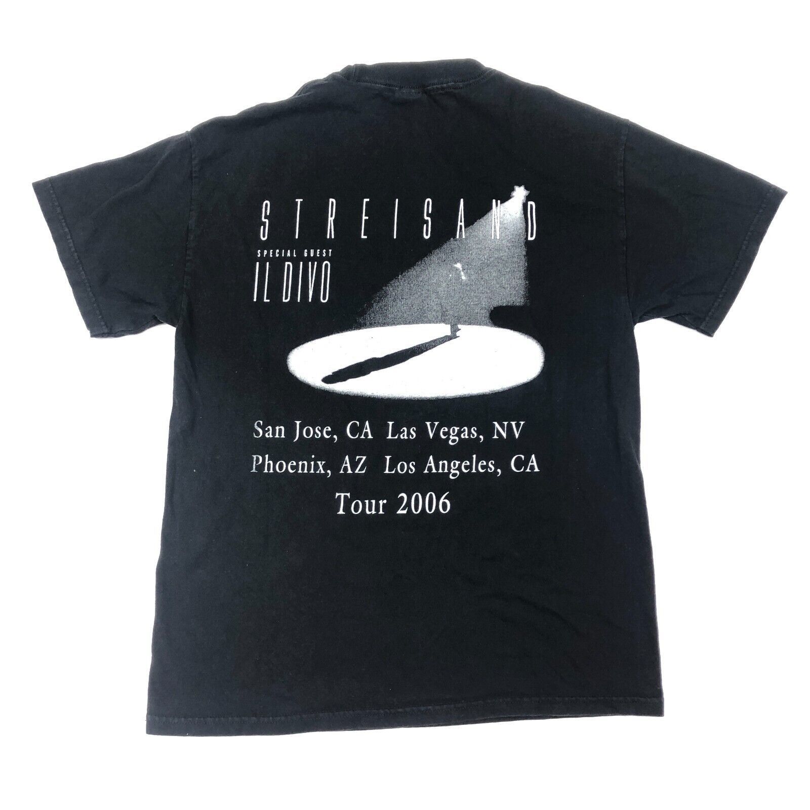 Vintage 2006 Barbara Streisand Concert Tour Tee T Shirt Size Medium Size US M / EU 48-50 / 2 - 4 Thumbnail