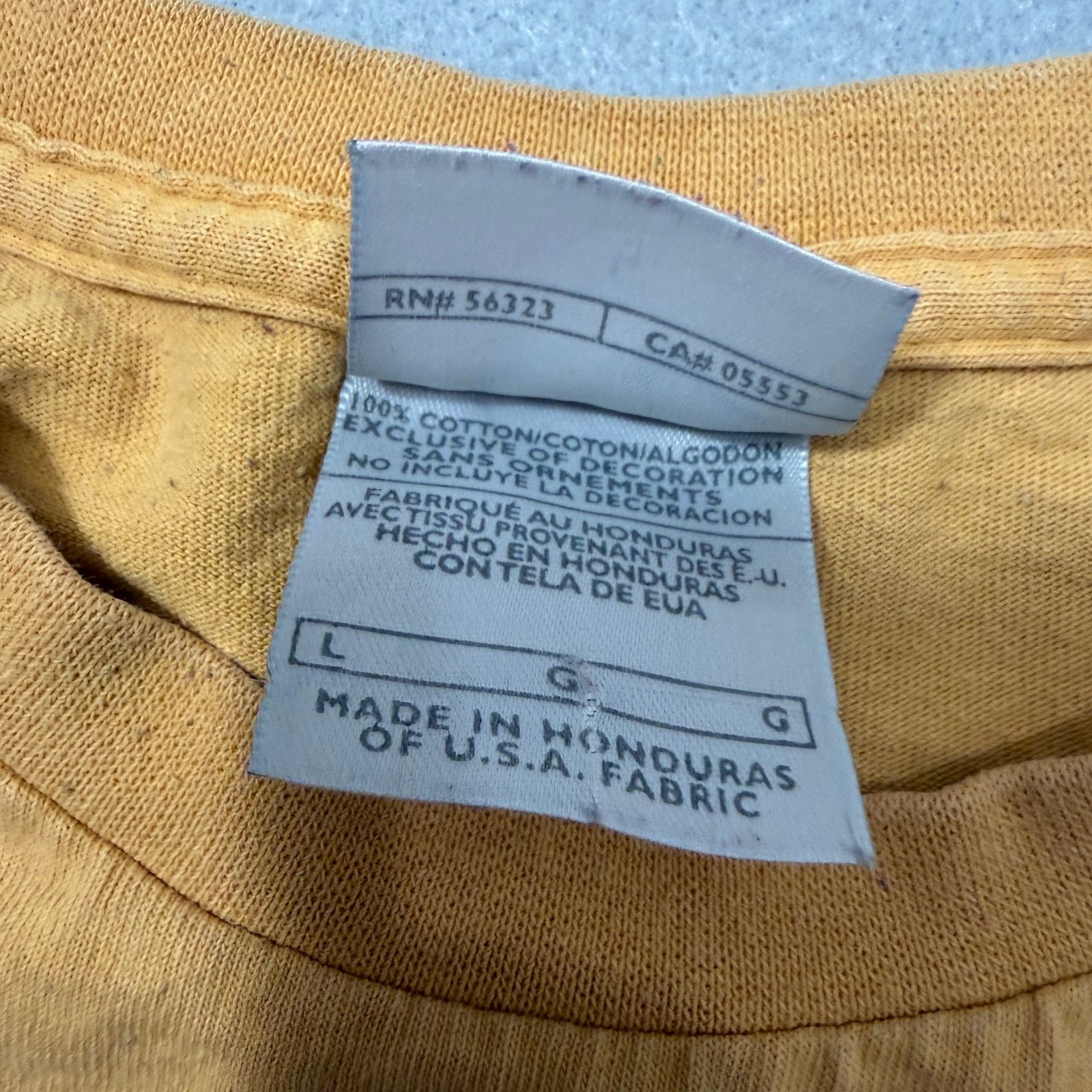 Nike Vintage Nike Swoosh Shirt Men's Large Boxy Yellow y2k Logo Size US L / EU 52-54 / 3 - 7 Thumbnail