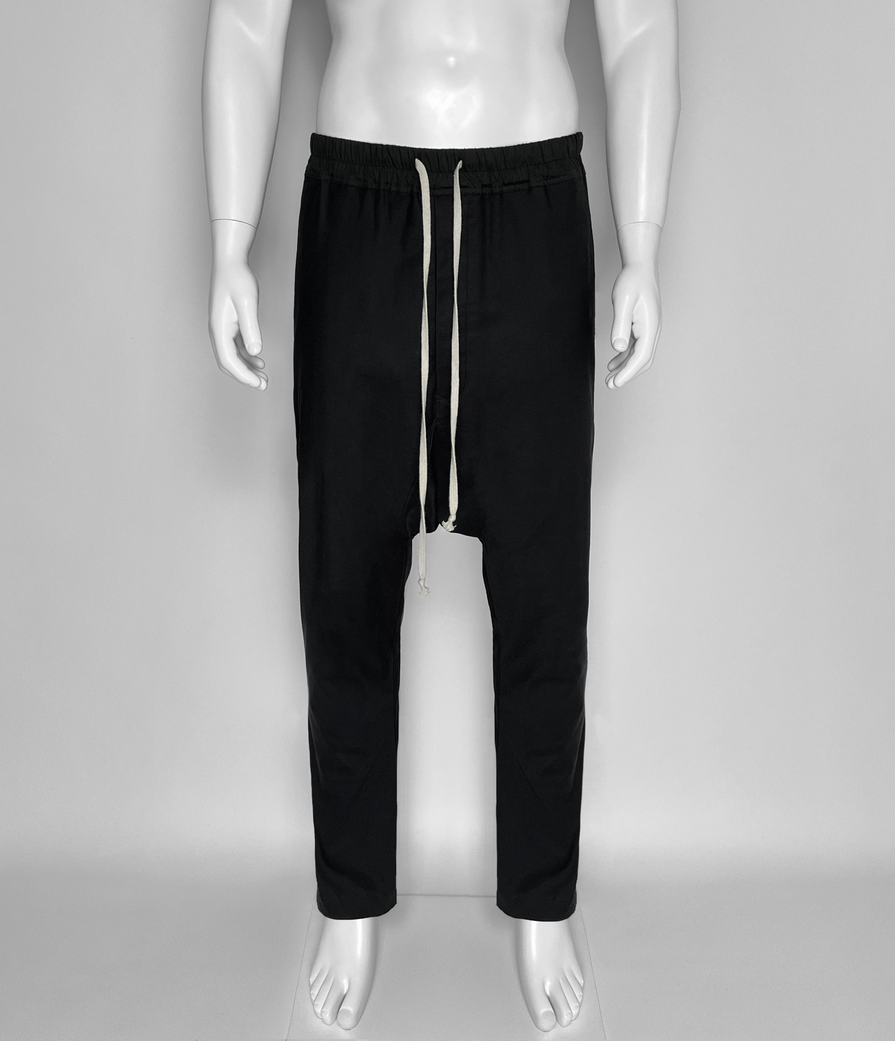 Rick Owens Drawstring Long Pants Black | Grailed