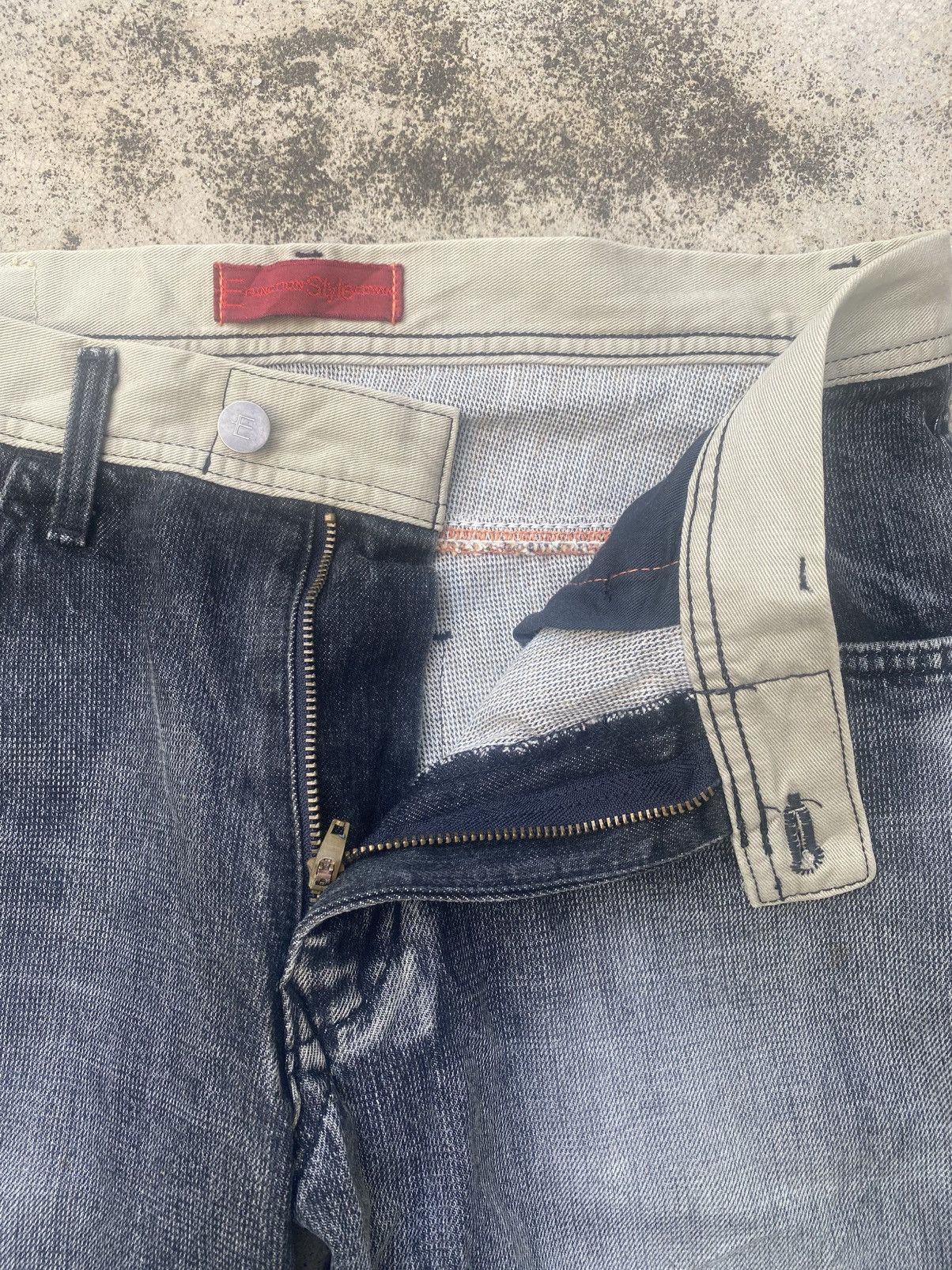 If Six Was Nine × Tornado Mart Flare Jeans Eswin Function Faded Washed Size US 32 / EU 48 - 8 Thumbnail