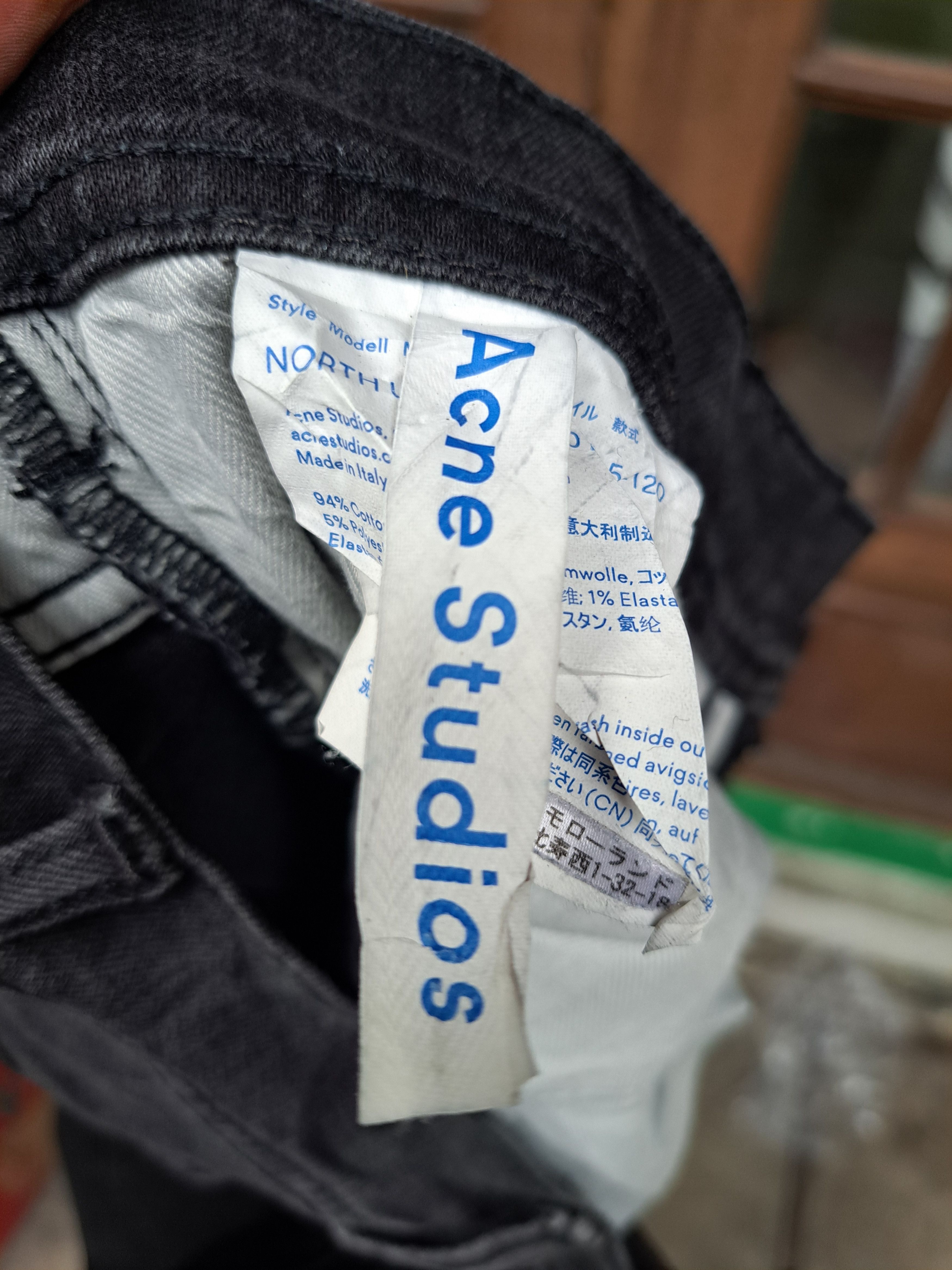 Acne Studios Acne Studios Bla Konst Jeans Mens Size 32 Size US 32 / EU 48 - 10 Thumbnail