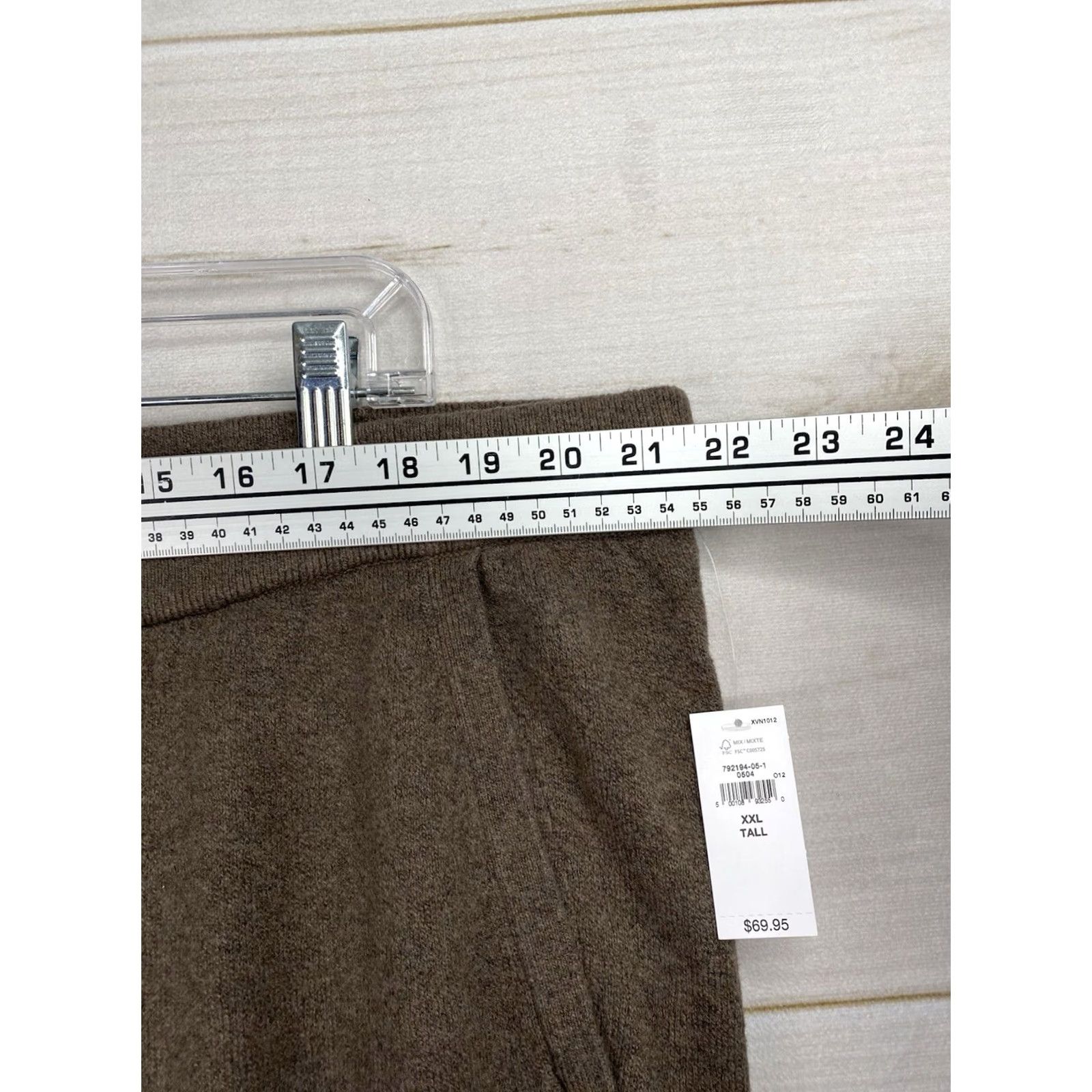 Gap Gap Pants Wide-Leg Pull On With Pockets Brown XXL Tall Womens Knit Sweater Pants Size XXL / US 16-18 / IT 52-54 - 4 Thumbnail