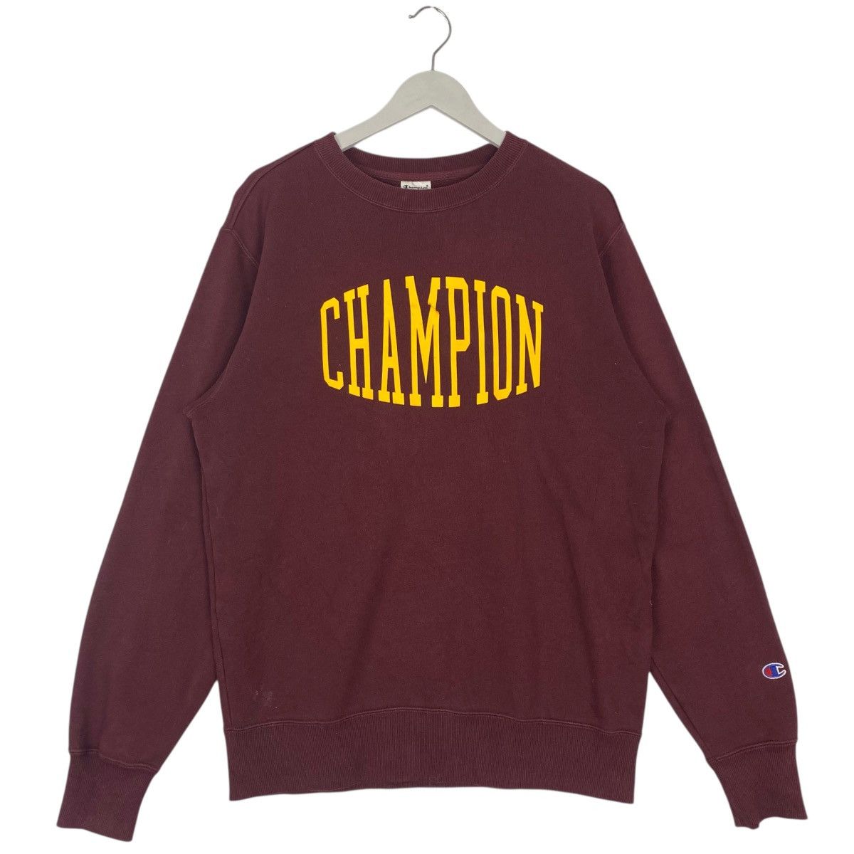 Other Vintage Champion Sweatshirt Crewneck Maroon Big Logo Size L Size US L / EU 52-54 / 3 - 1 Thumbnail