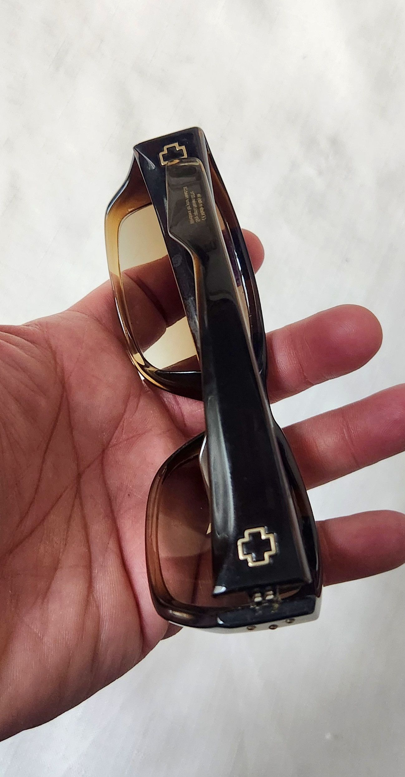 SPY Optic × Vintage RAY BAN RB 4181 601 3N THICK SHINY BLACK SUNGLASSES Size ONE SIZE - 11 Thumbnail