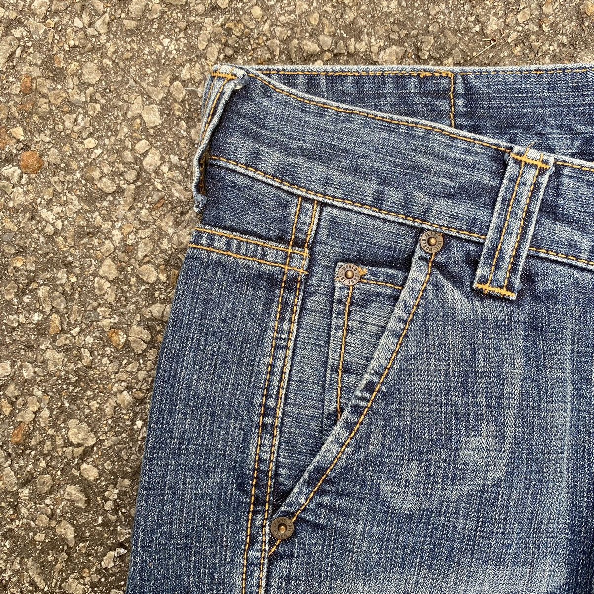 If Six Was Nine Flared Cargo Denim Brappers Boot Cut Jeans Low Rise Size US 28 / EU 44 - 5 Thumbnail