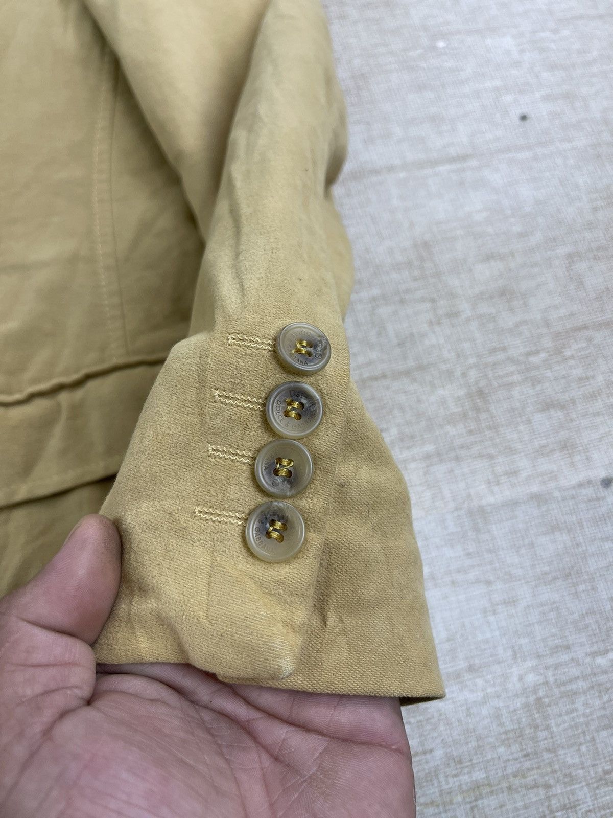 Dolce & Gabbana × Vintage VINTAGE D&G Dolce & Gabbana Italy Double Breast Blazer Size US M / EU 48-50 / 2 - 6 Thumbnail
