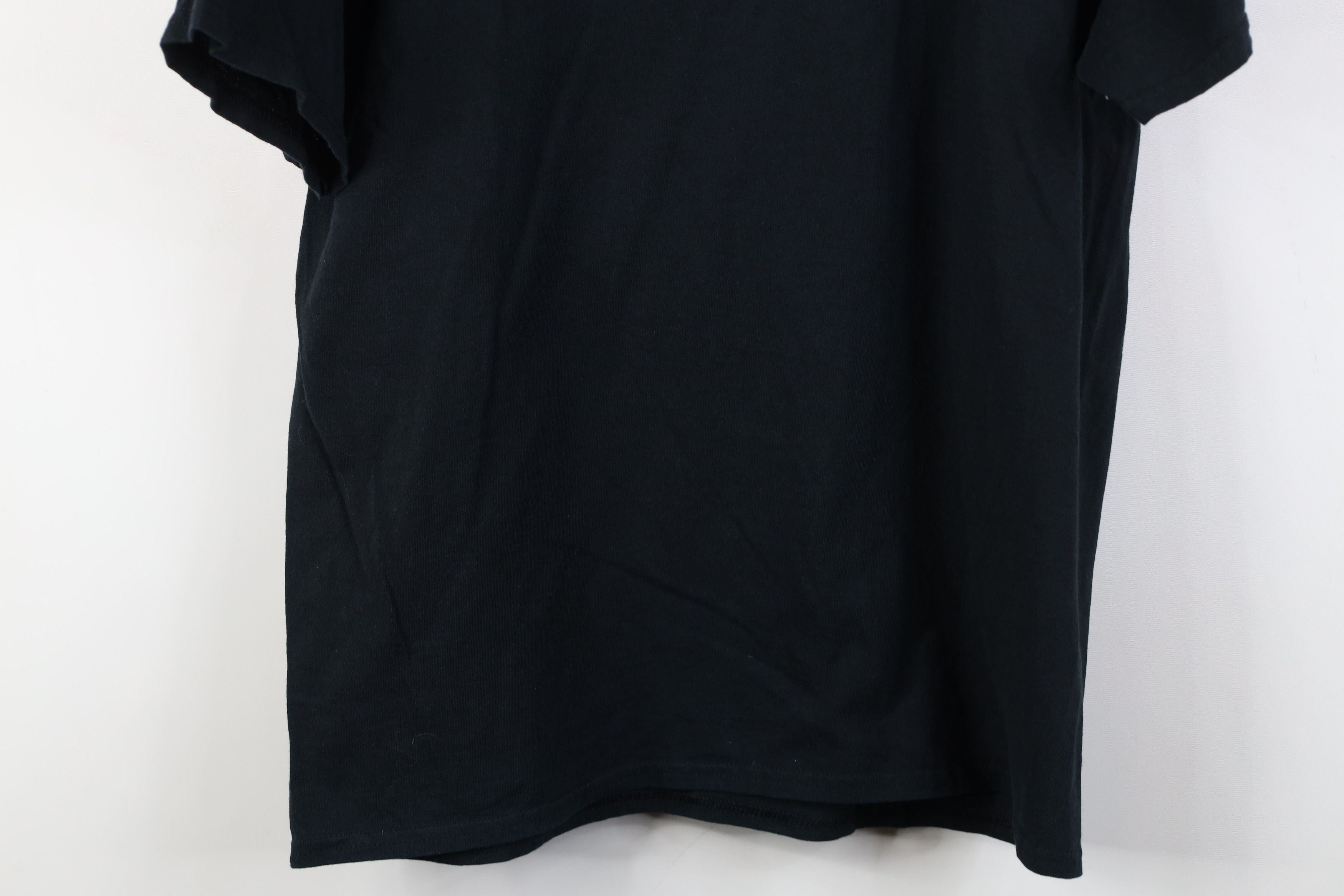 Vintage Vintage 90s Y2K Streetwear Faded Blank Cotton T-Shirt Black Size US M / EU 48-50 / 2 - 12 Thumbnail