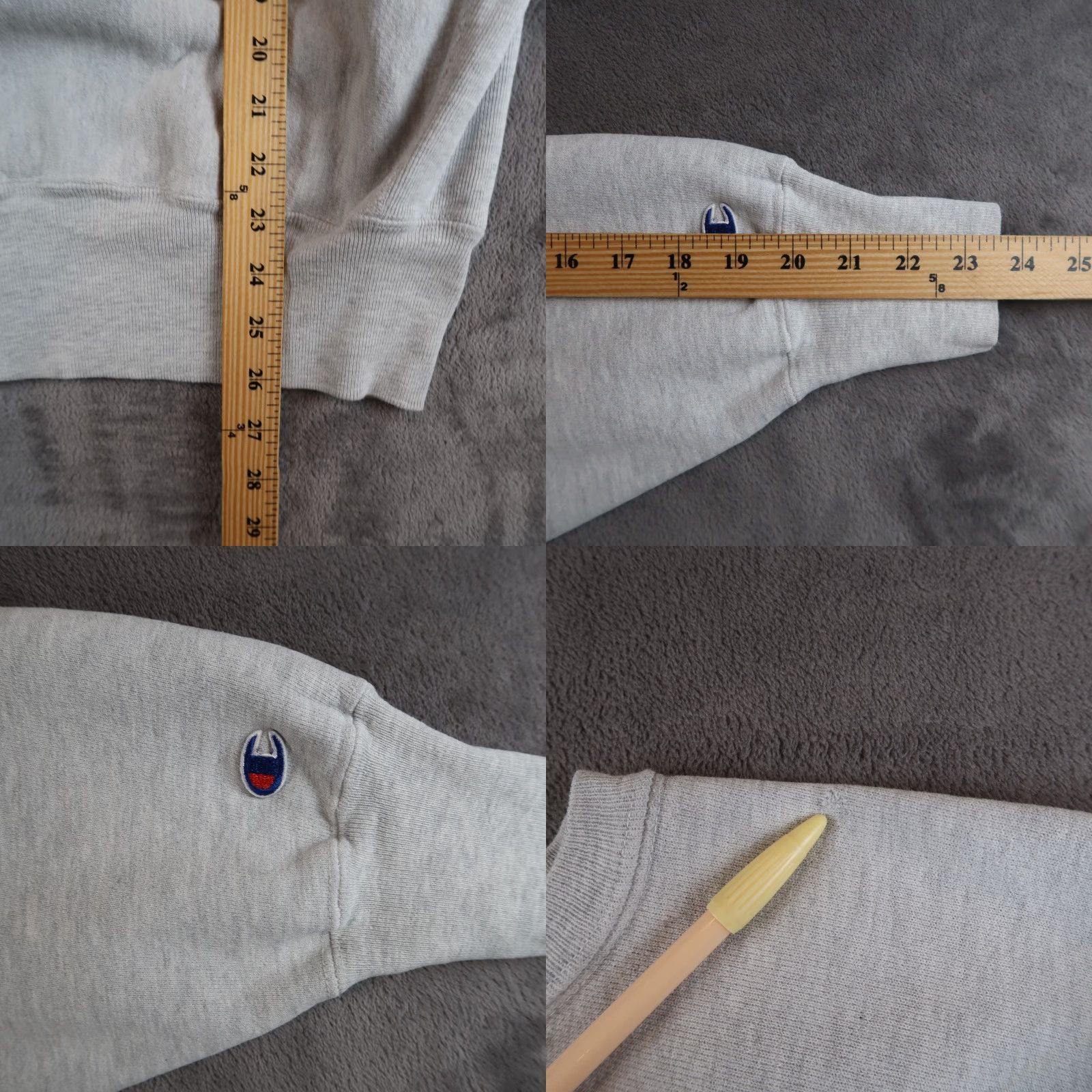 Champion VINTAGE Champion Reverse Weave Crewneck Sweatshirt XL Gray 90s College Mens Size US XL / EU 56 / 4 - 8 Thumbnail