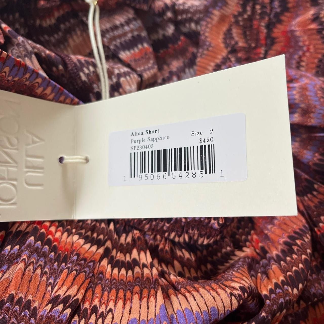 Ulla Johnson ULLA JOHNSON • S/S 2023 Alina 100% Silk Tap Shorts NWT XS Size 26" / US 2 / IT 38 - 6 Thumbnail