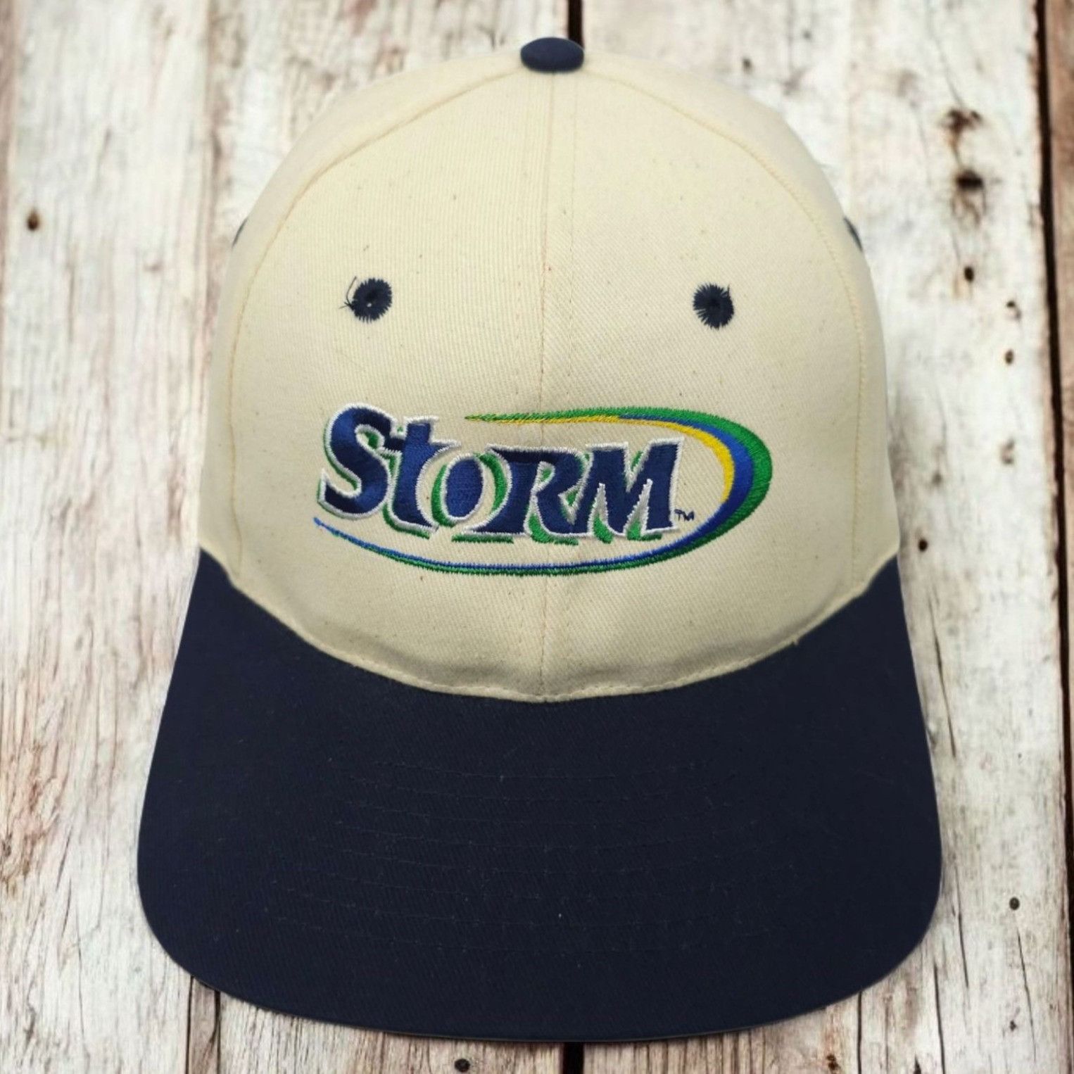 Other Toppers Storm Embroidered Logo Snapback Cap Trucker Vintage Size ONE SIZE - 1 Thumbnail