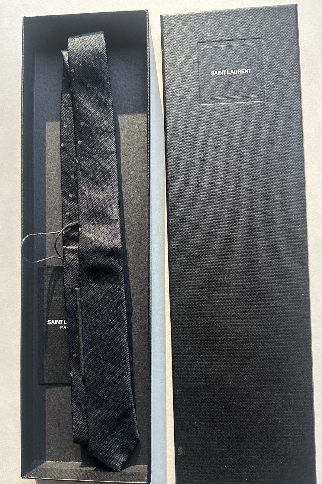 Saint Laurent Paris Polka Dot Tie - NIB Size ONE SIZE - 6 Thumbnail