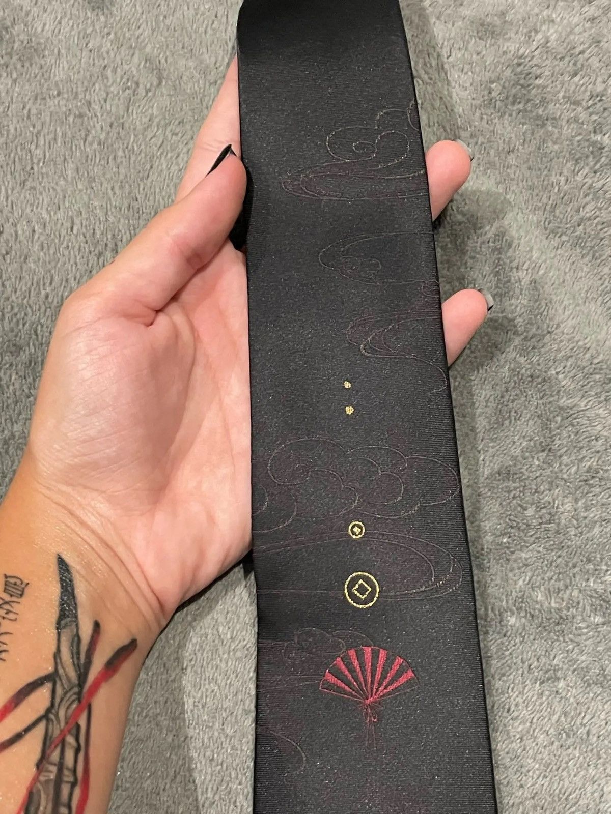 Vintage Outdoor amine fox jacquard tie Size ONE SIZE - 4 Thumbnail