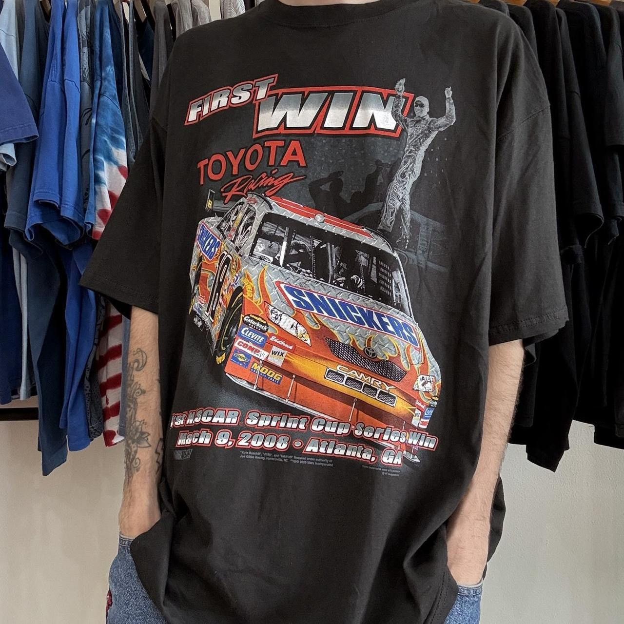 NASCAR × Vintage Vintage Y2K 2000’s NASCAR Toyota Racing Tee Size US XXL / EU 58 / 5 - 1 Thumbnail