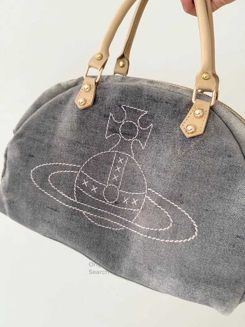 Vivienne Westwood Vivienne Westwood Denim Orb Bowling Bag . Size ONE SIZE - 2 Thumbnail