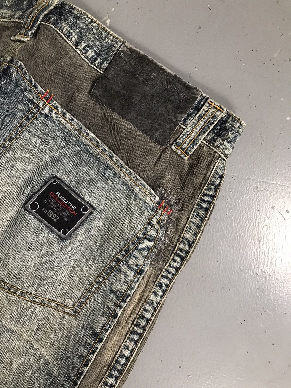 Fubu Rare vintage Fubu apparel company 1992 SpellOut denim Size US 34 / EU 50 - 15 Thumbnail