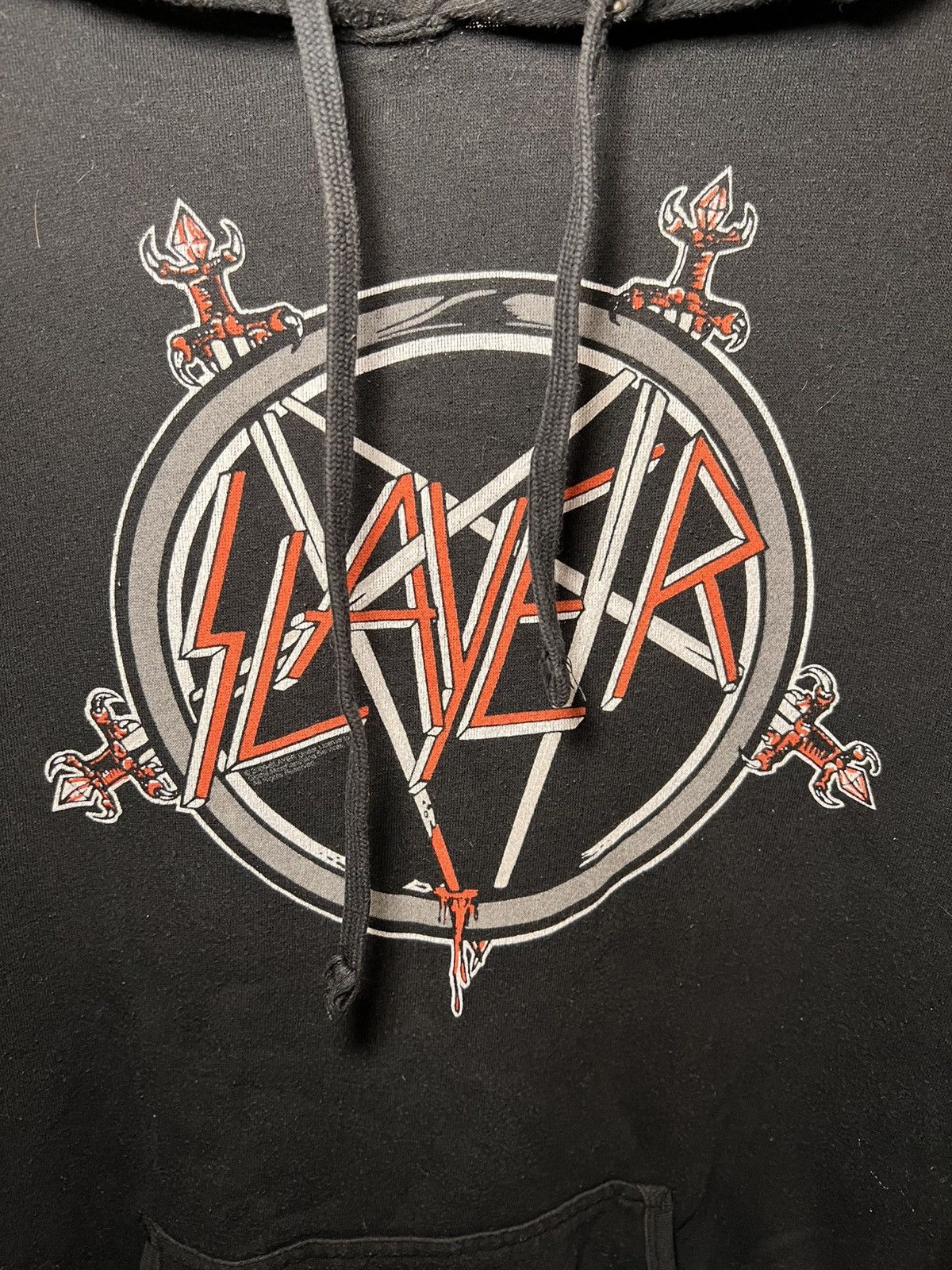 Slayer Vintage 2009 Official Slayer South of Heaven pullover hoodie Size US XL / EU 56 / 4 - 3 Thumbnail