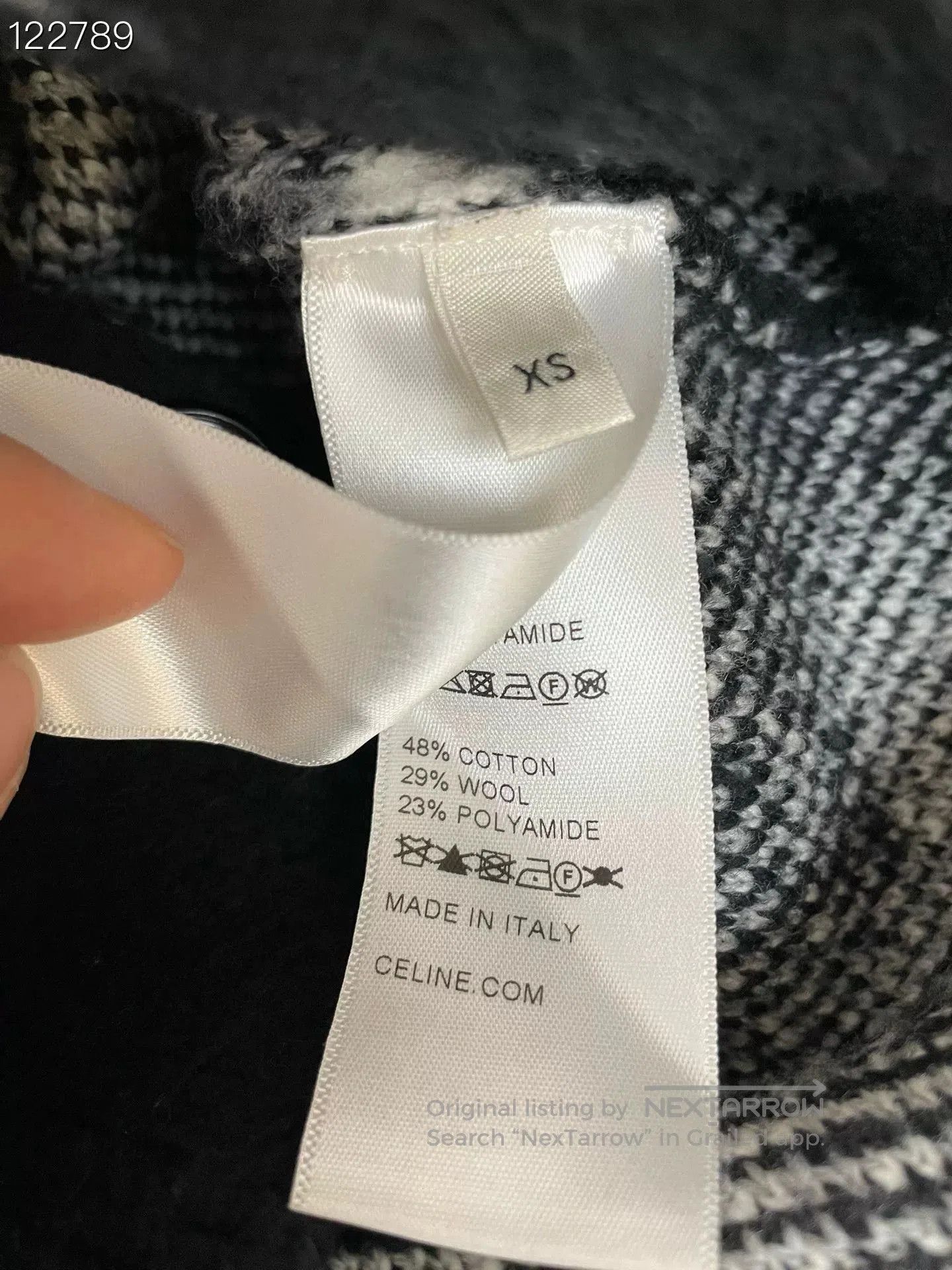 Celine Celine Amy Dorian SS22 Dog Jacquard Brushed Wide. Size XS / US 0-2 / IT 36-38 - 6 Thumbnail
