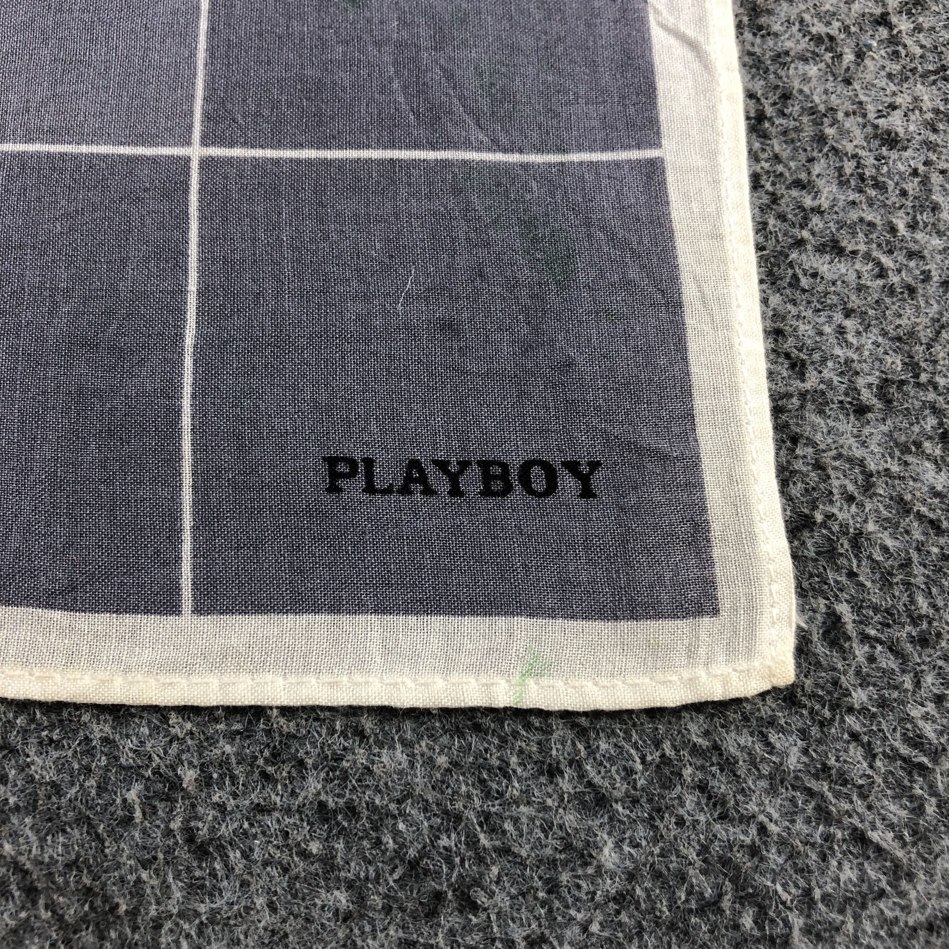 Playboy × Vintage Playboy Handkerchief Neckerchief Bandana H2430 Size ONE SIZE - 4 Thumbnail