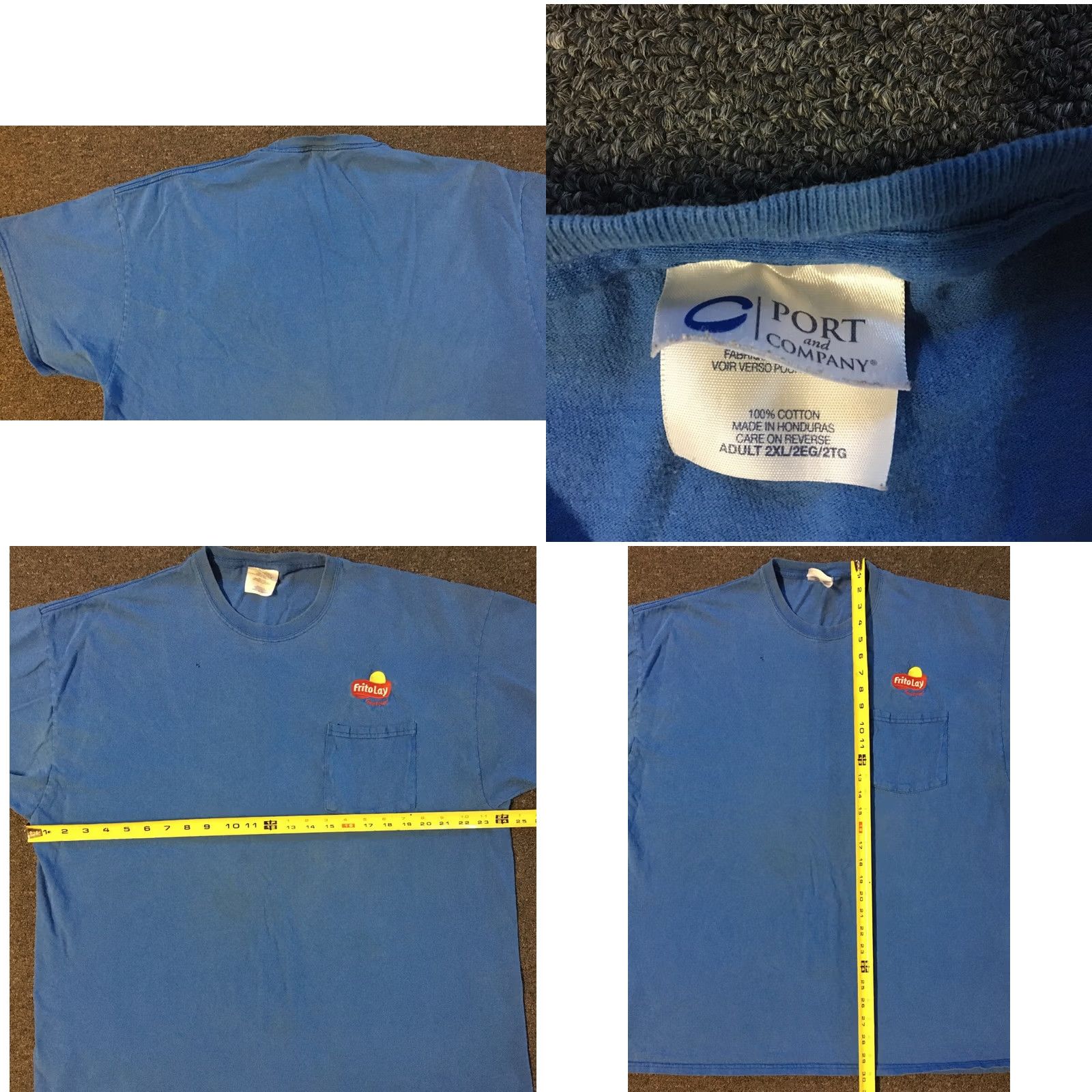 Vintage VINTAGE Frito Lay Good Fun Faded Distress Promo Shirt 2XL Blue Graphic Tee Men 90s Snack Food Grunge Ghost USA USA 90s Mens Size US XXL / EU 58 / 5 - 8 Thumbnail