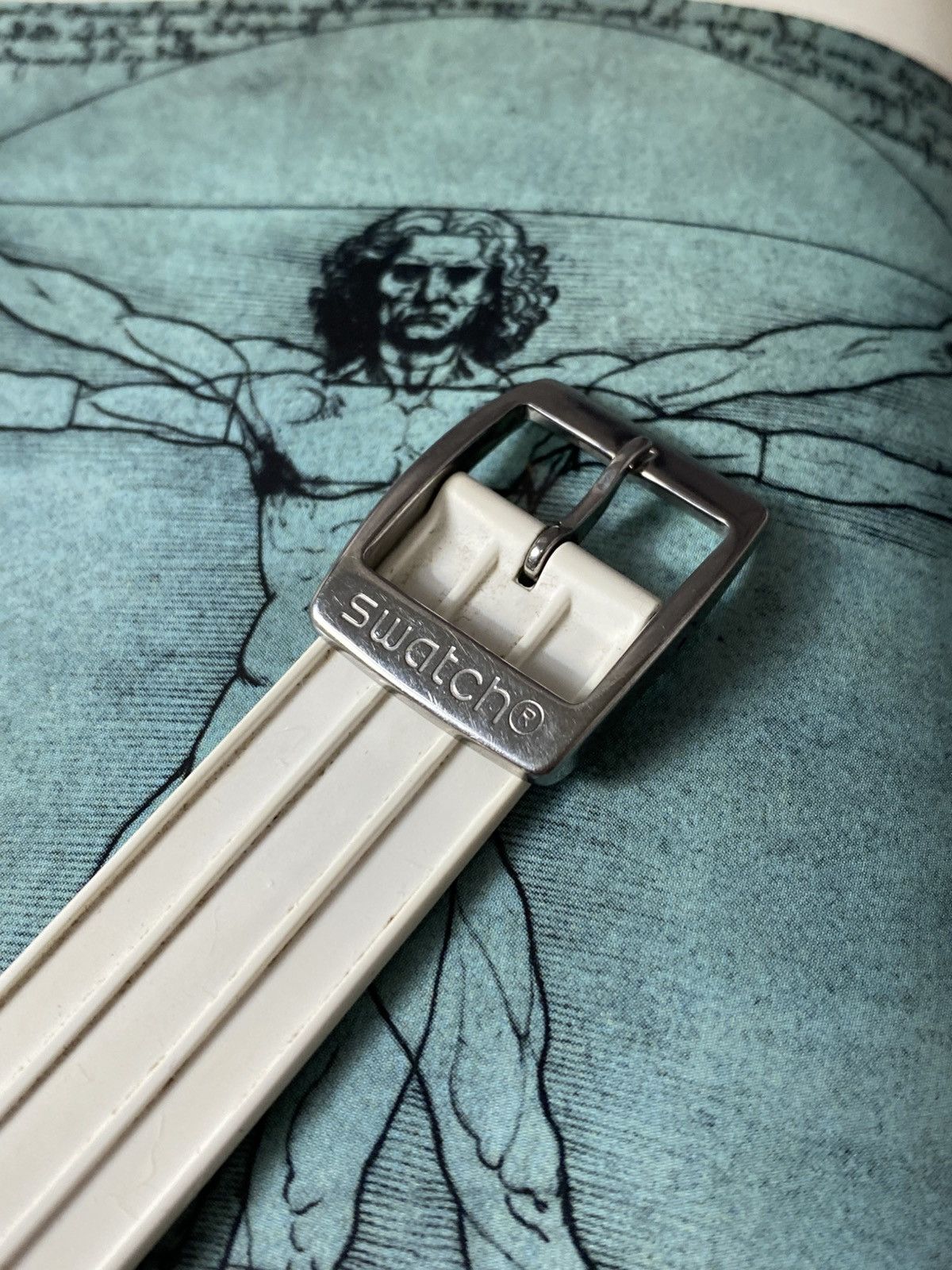 Swatch Swiss Swatch Irony Watch: Day/Date, White Strap, Day/Date Size ONE SIZE - 5 Thumbnail