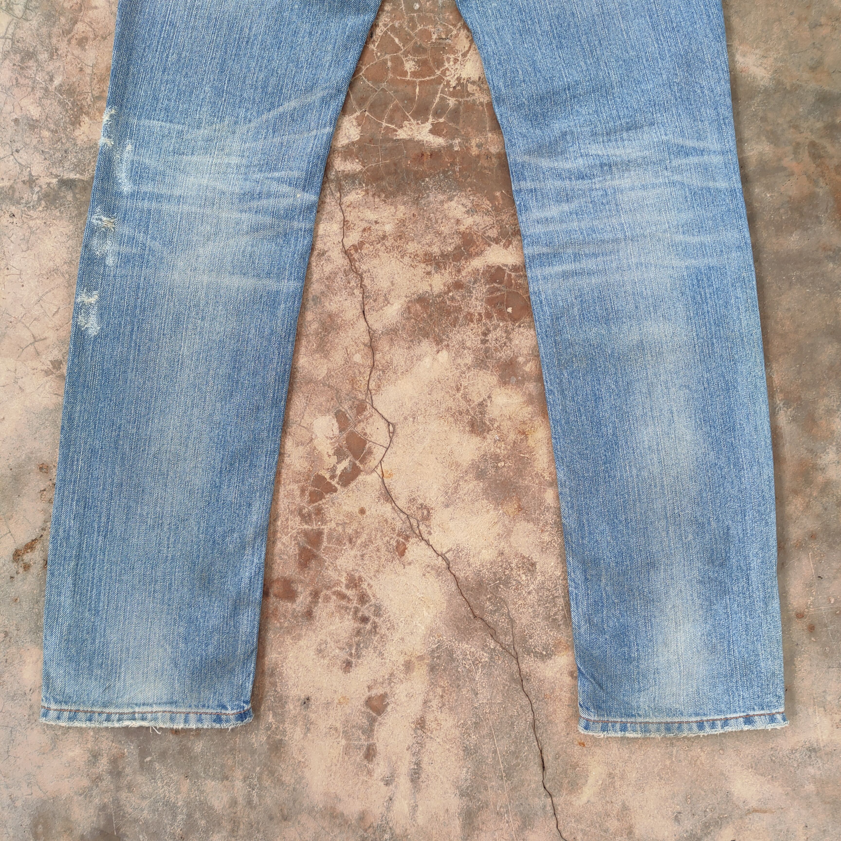 Dolce & Gabbana VINTAGE DOLCE & GABBANA RIPPED FADED DENIM JEANS PANTS Size US 37 - 15 Thumbnail