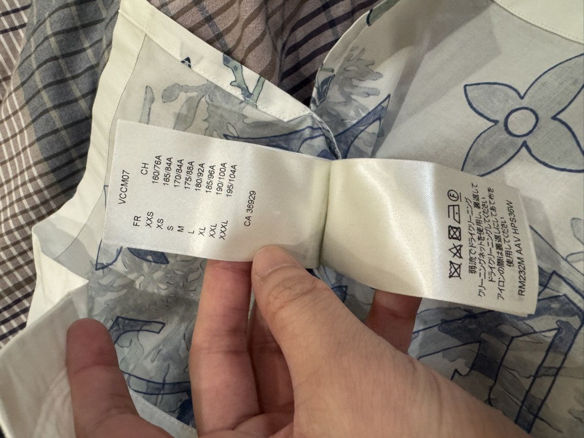 Louis Vuitton Aqua garden monogram button up shirt Size US M / EU 48-50 / 2 - 7 Thumbnail