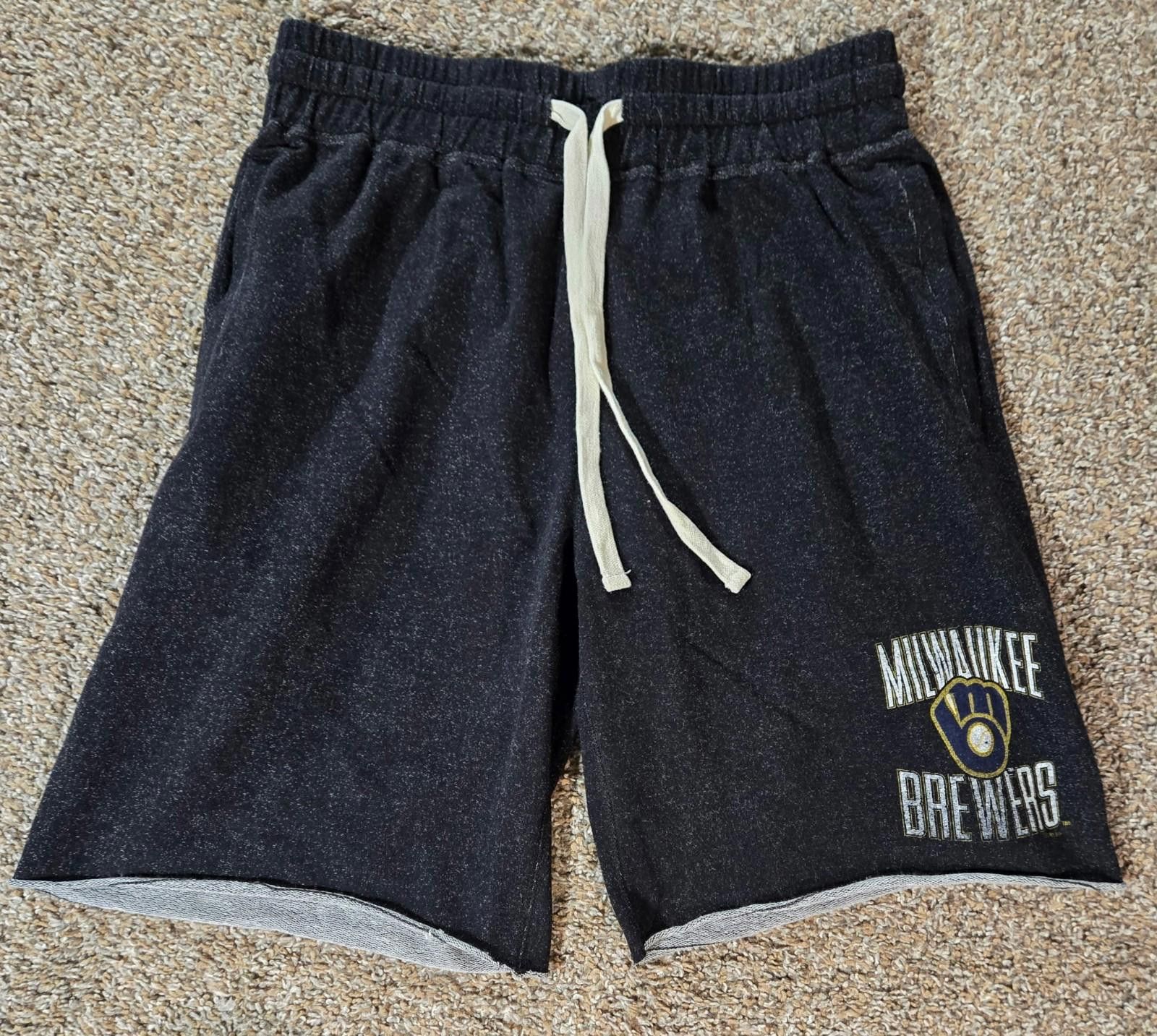 Designer Concepts Sport Milwaukee Brewers Shorts Medium Drawstring Size US 32 / EU 48 - 1 Thumbnail