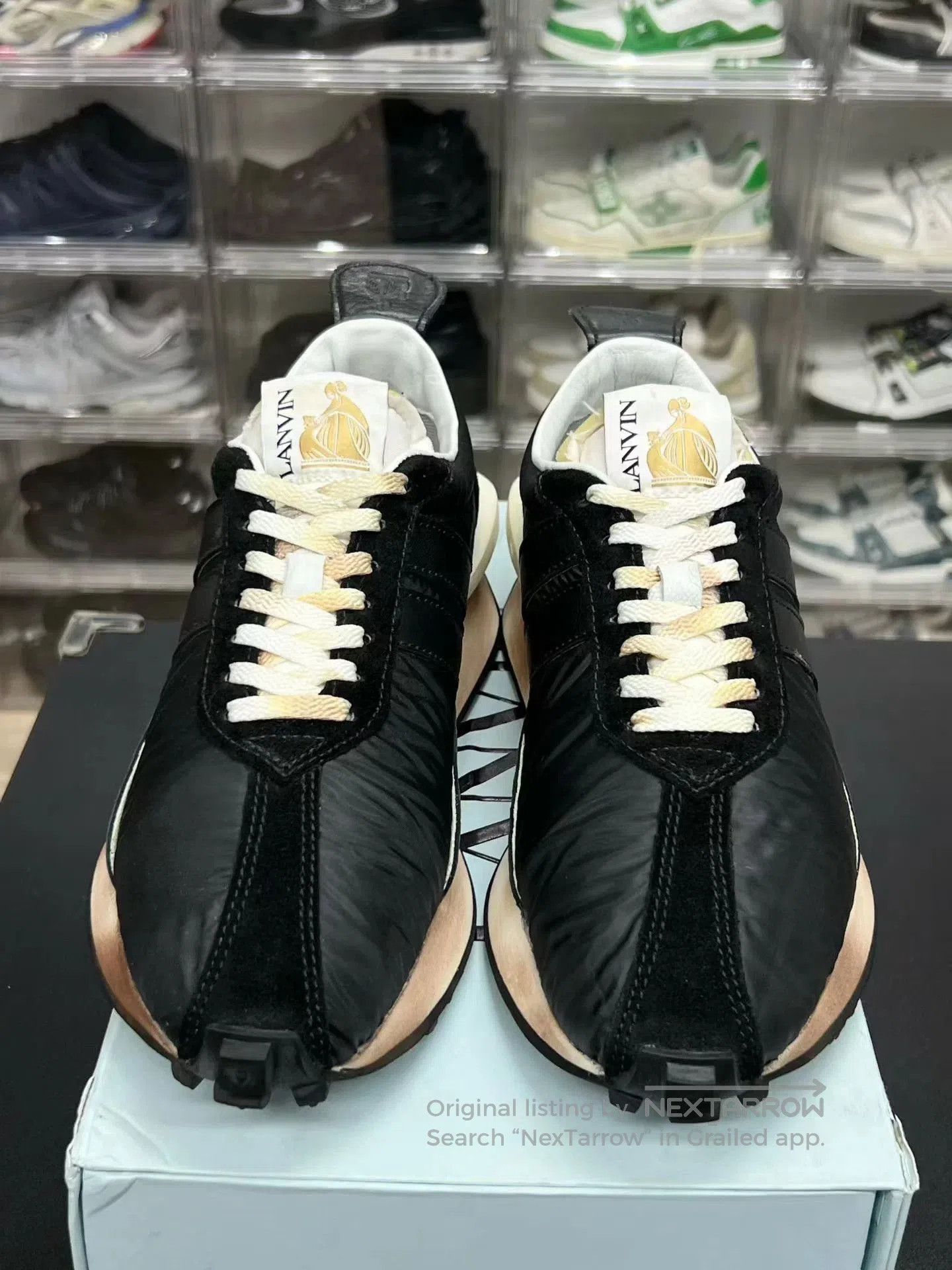 Lanvin Black Low-Top Sneakers Size 10. Size US 10 / EU 43 - 2 Thumbnail