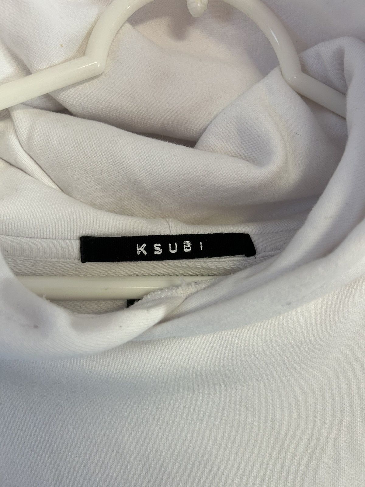 Ksubi Ksubi Rhinestone Studded White Oversized Hoodie Size US M / EU 48-50 / 2 - 9 Thumbnail