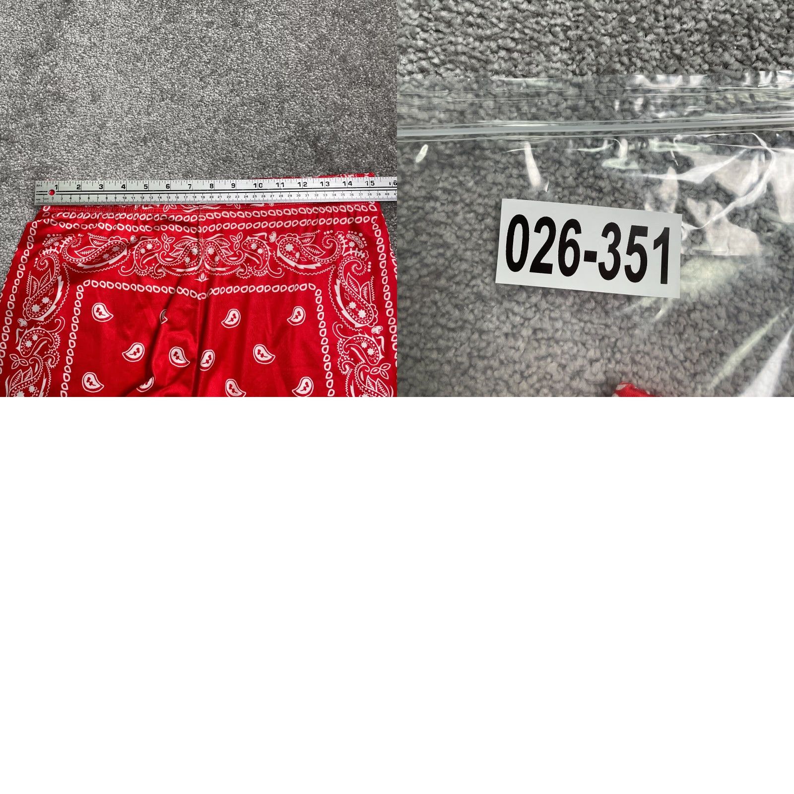 Vintage Unbranded Shorts Womens XL Red Paisley Compression Active Gym 30x5 Size 40" / US 18 - 8 Thumbnail