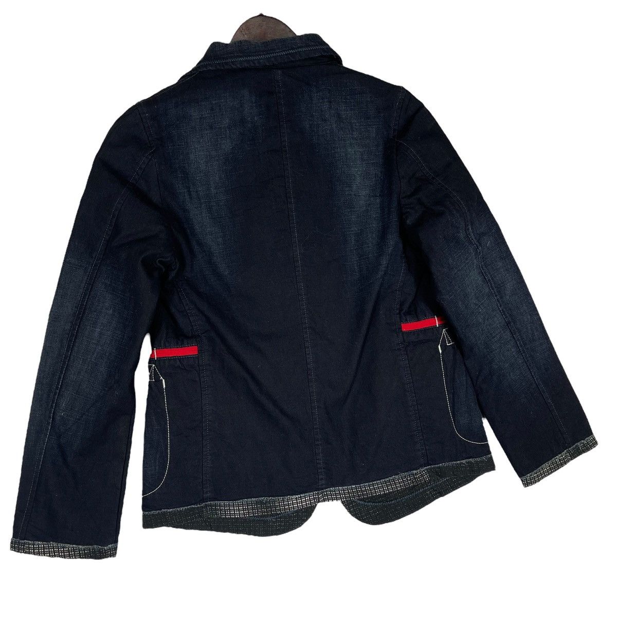 Marithe + Francois Girbaud Marithe Francois Girbaud Denim Indigo Dye Jacket Size M / US 6-8 / IT 42-44 - 7 Thumbnail