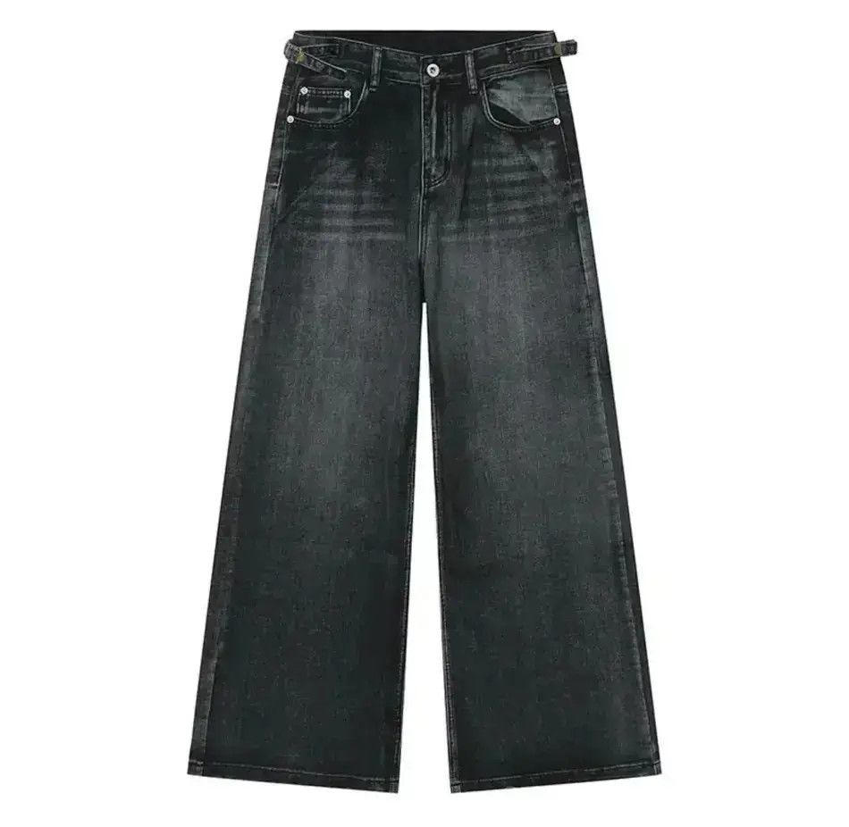 Japanese Brand Streetwear Straight Tube Wide Leg y2k Jeans Pants Size US 32 / EU 48 - 6 Thumbnail