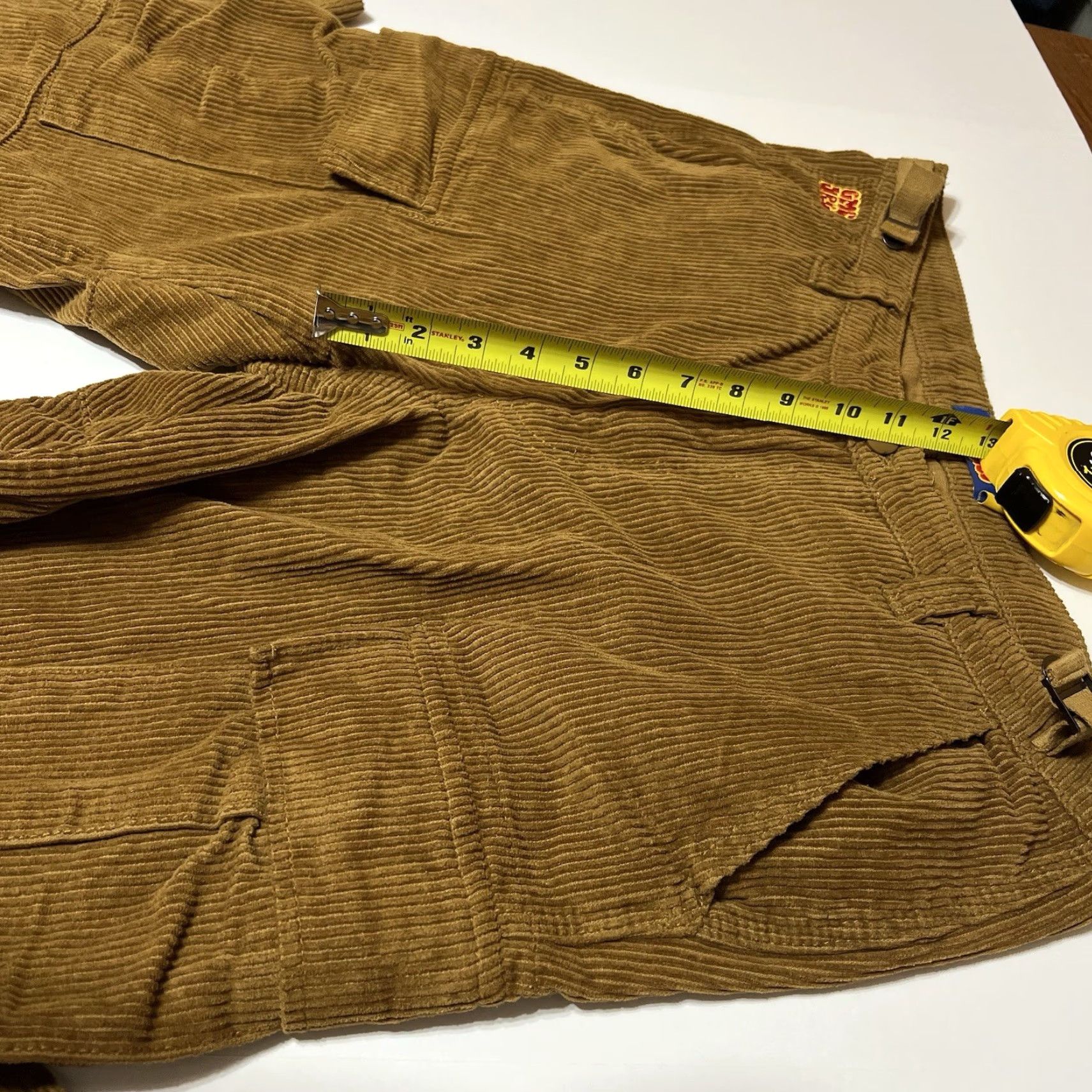Empyre Empyre Corduroy Cargo Pants Mens 32 Brown Straight Cargo Pocket 5-Pocket Relaxed Vintage: No Size US 32 / EU 48 - 4 Thumbnail
