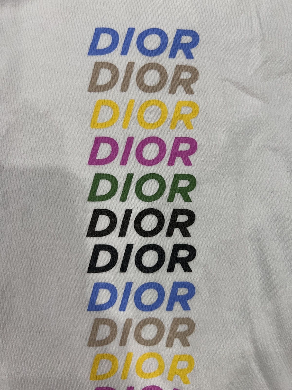 Dior Dior Rainbow Logo T-Shirt Size US XL / EU 56 / 4 - 4 Thumbnail