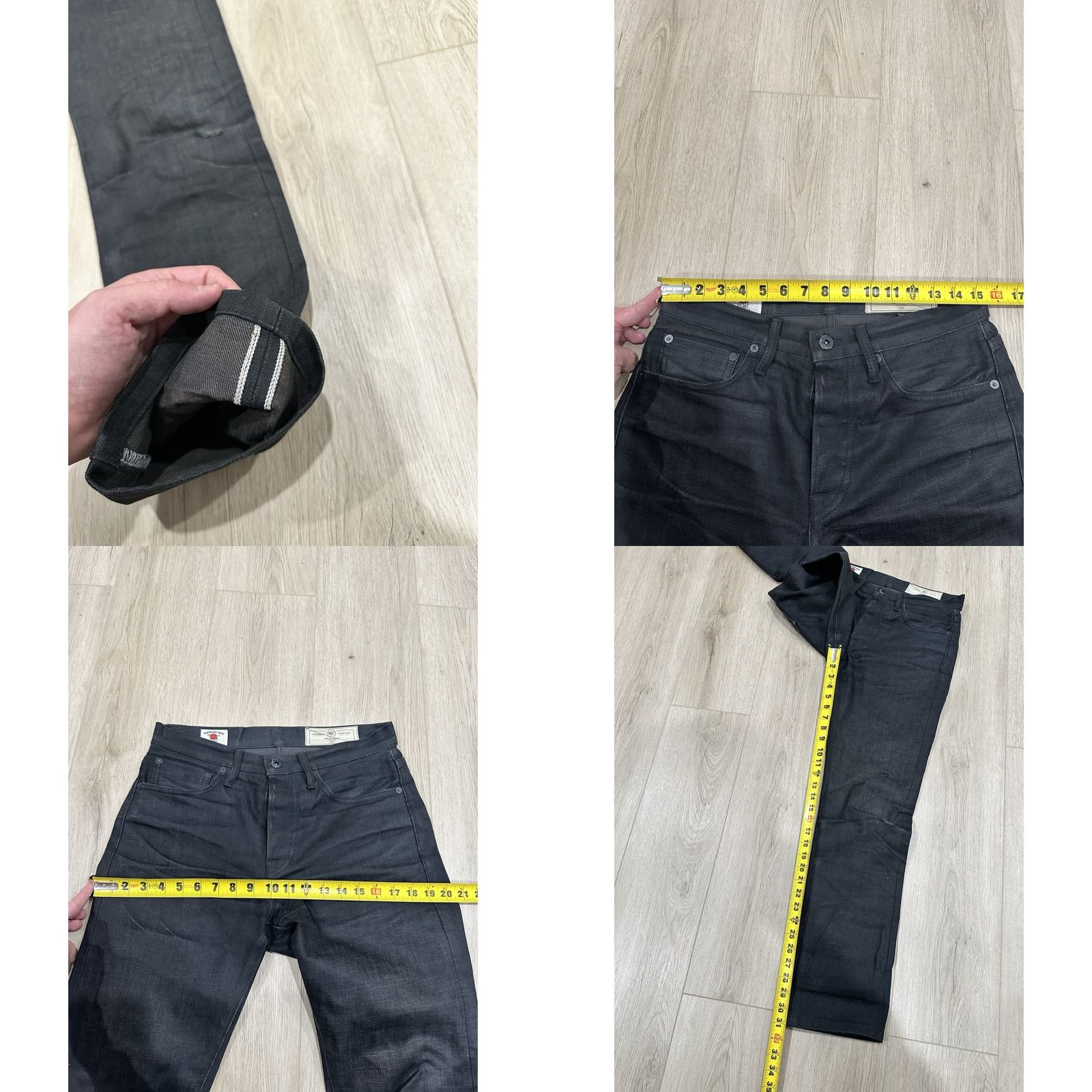 Rogue Territory Rogue Territory Jeans Relax Tapered 31x31 Black Cotton Denim 5-Pocket Mens Regular Rise Mid Flaws Vintage No N/A Size US 31 - 10 Thumbnail