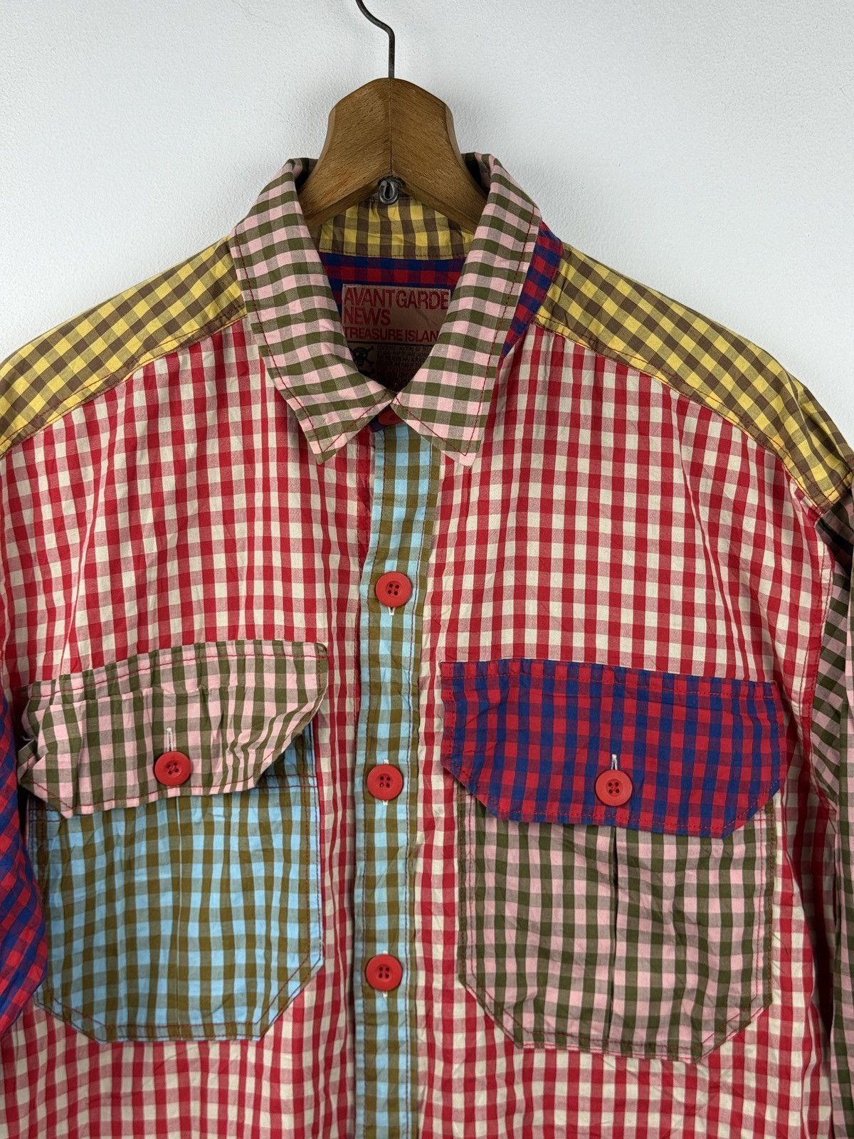 ATM Anthony Thomas Melillo Meli melo multi color long sleeve shirt Size US XL / EU 56 / 4 - 2 Thumbnail
