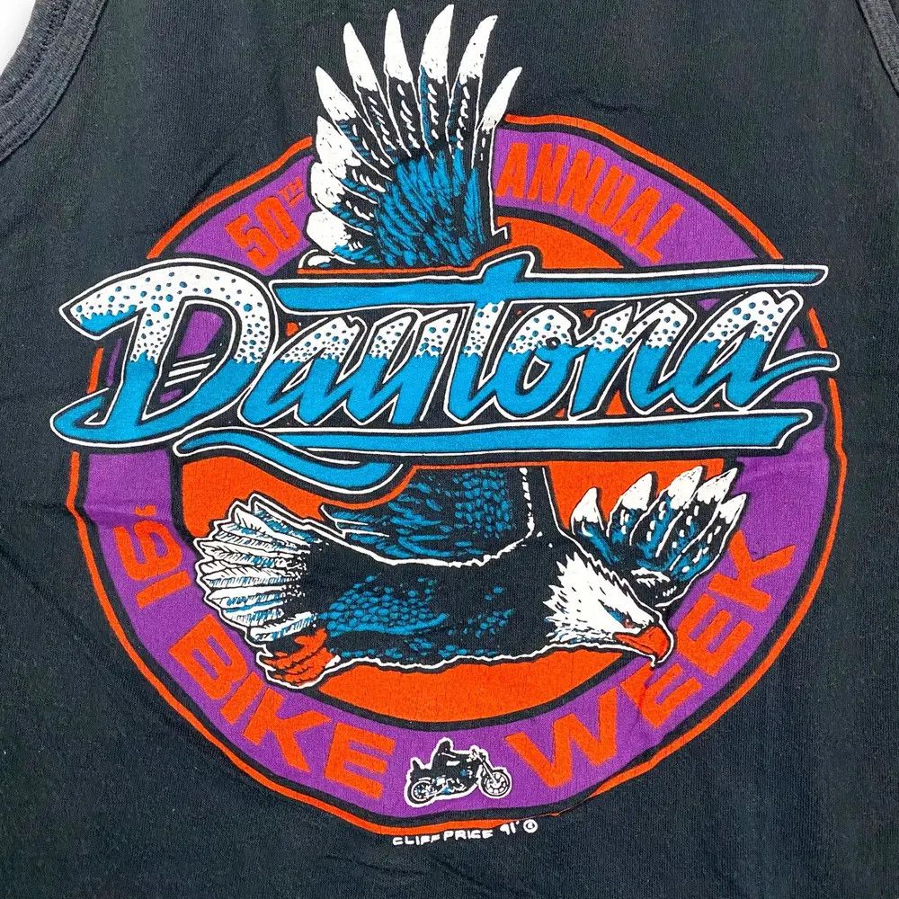 Harley Davidson Vintage 1990 HARLEY DAVIDSON Daytona Bike Week Tank Tops Size US L / EU 52-54 / 3 - 7 Thumbnail