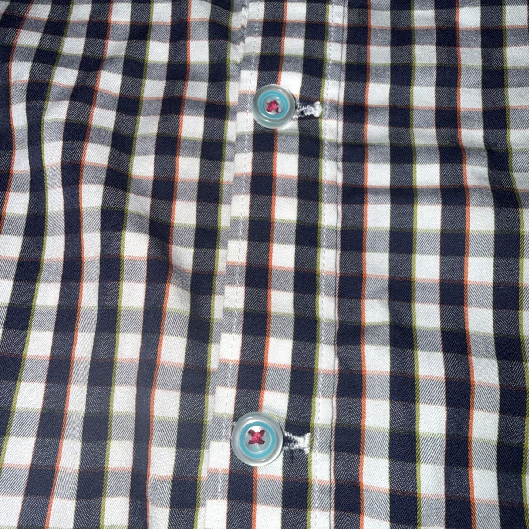 Robert Graham VINTAGE Robert Graham X Tailored Fit Blue White Plaid Cotton Embroidered Shirt XL Size US XL / EU 56 / 4 - 5 Thumbnail