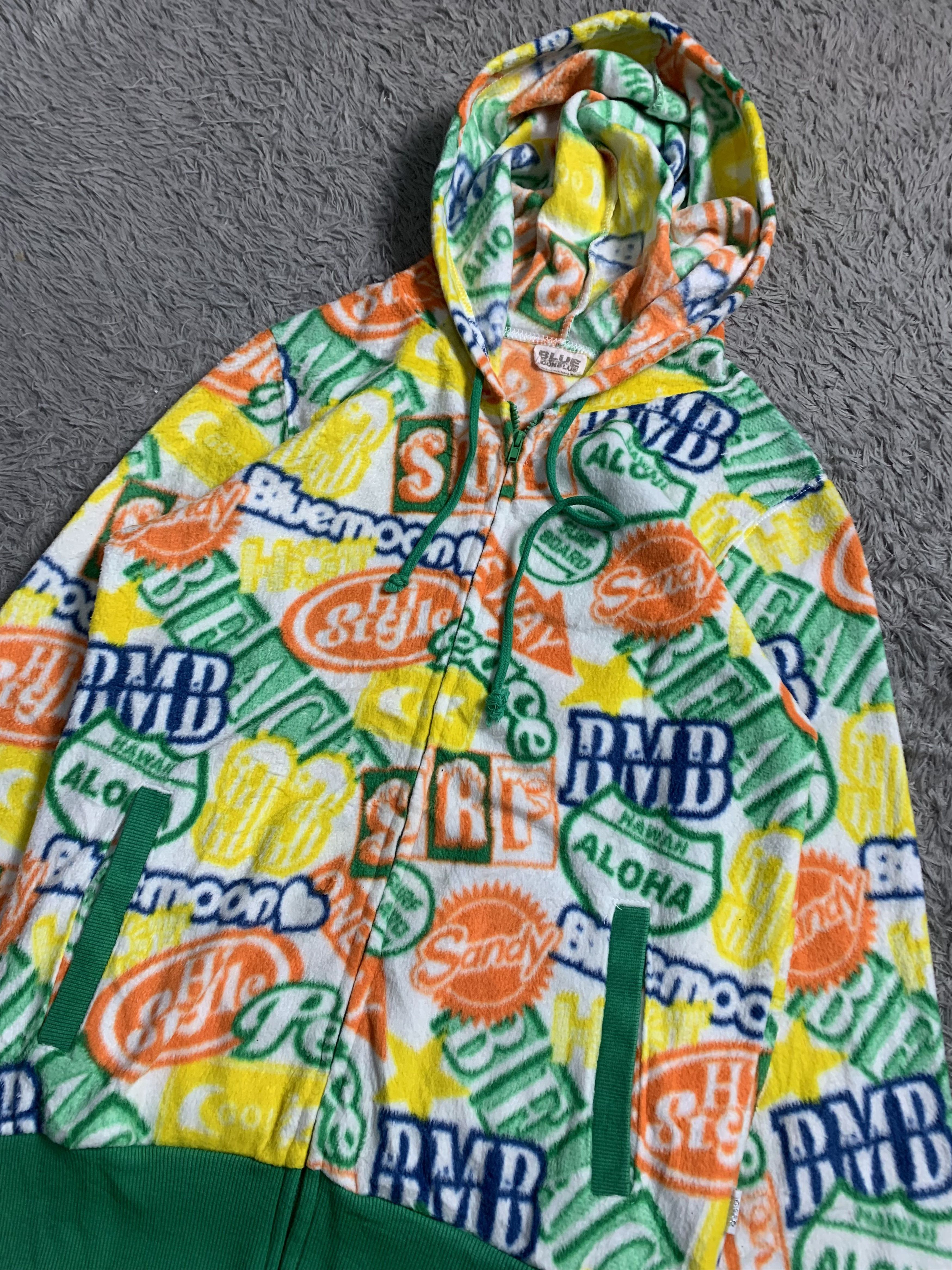 Japanese Brand Japan Brand BMB AOP Full Print Hoodie Size US S / EU 44-46 / 1 - 2 Thumbnail