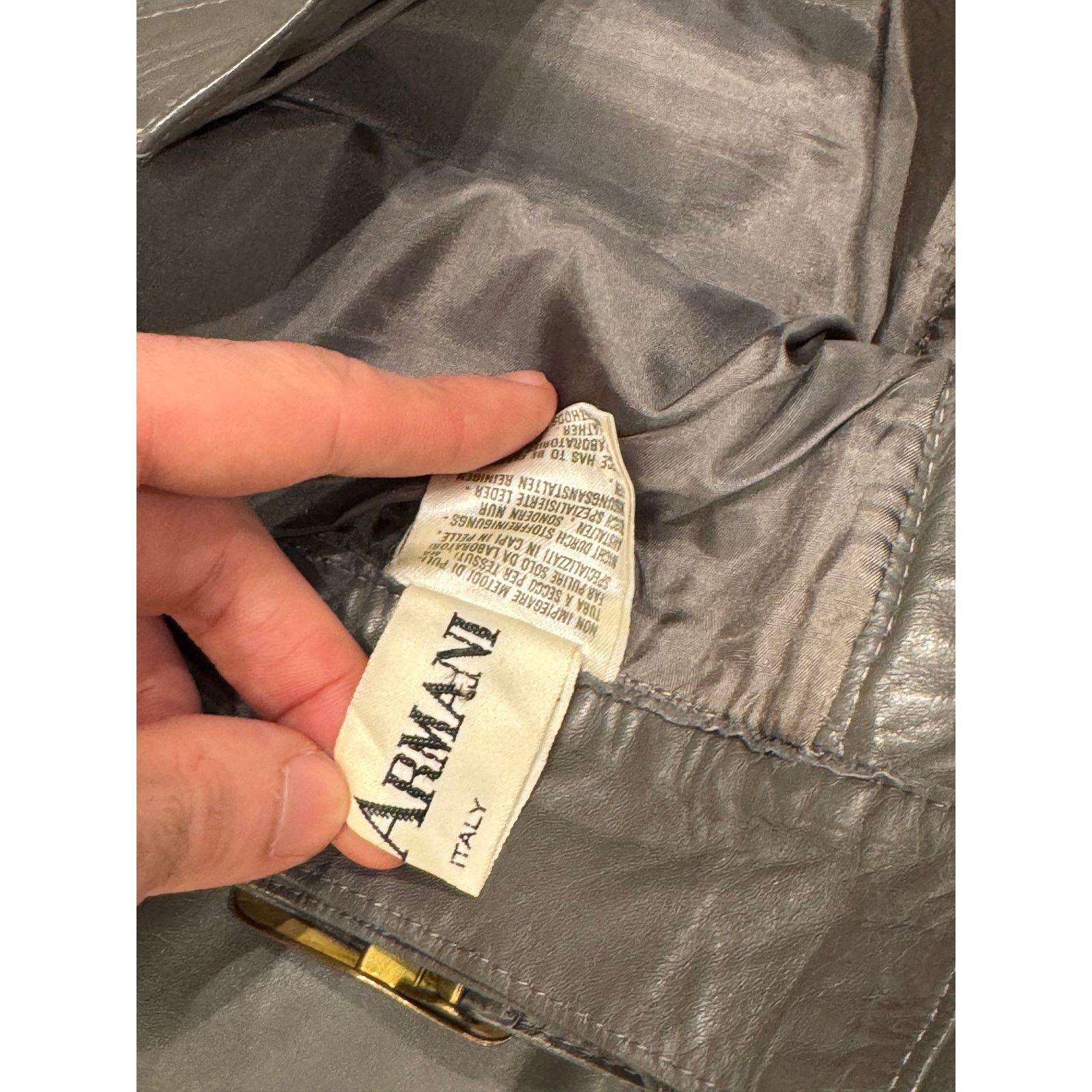 Giorgio Armani 1980s Giorgio Armani leather pants Size 27" / US 4 / IT 40 - 8 Thumbnail