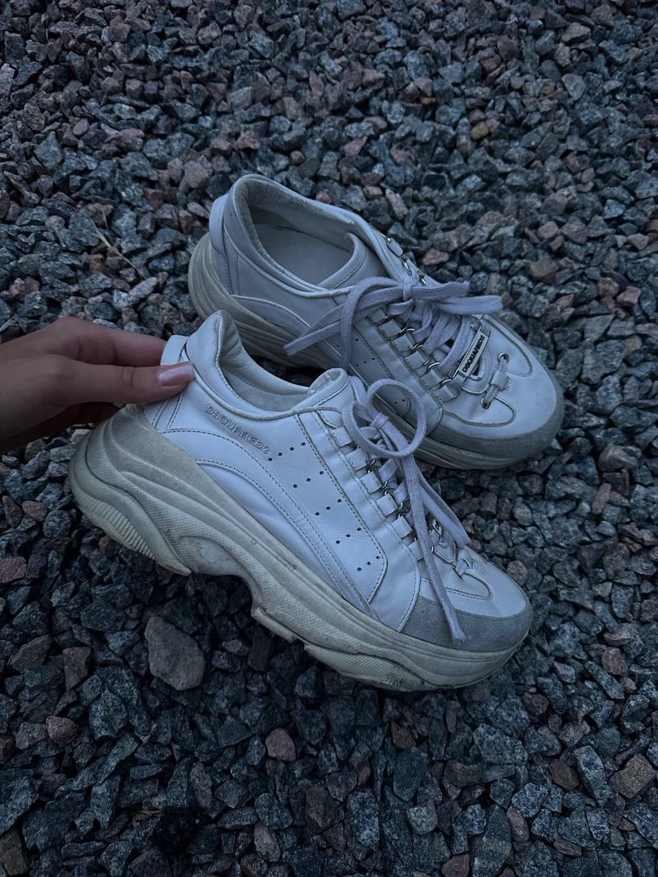 If Six Was Nine Dsquared 2 High boots Shoes sneakers cyber punk rock goth Size US 8 / IT 38 - 1 Thumbnail