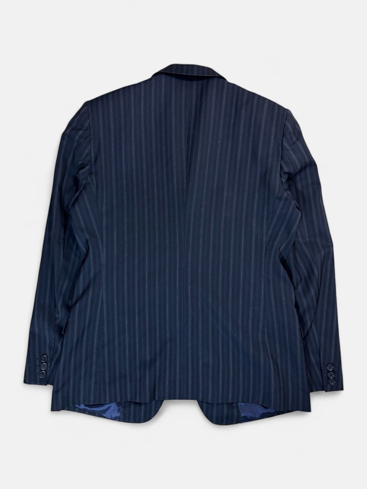 Dolce & Gabbana Dolce & Gabbana - Black Strip Blazer Size 52S - 4 Thumbnail