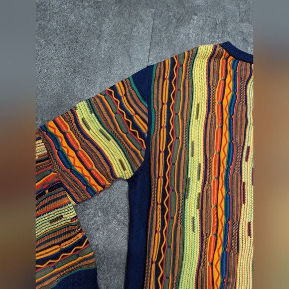 Other Montechiaro Coogi Style knit Sweater rainbow colors XL Size US XL / EU 56 / 4 - 2 Thumbnail