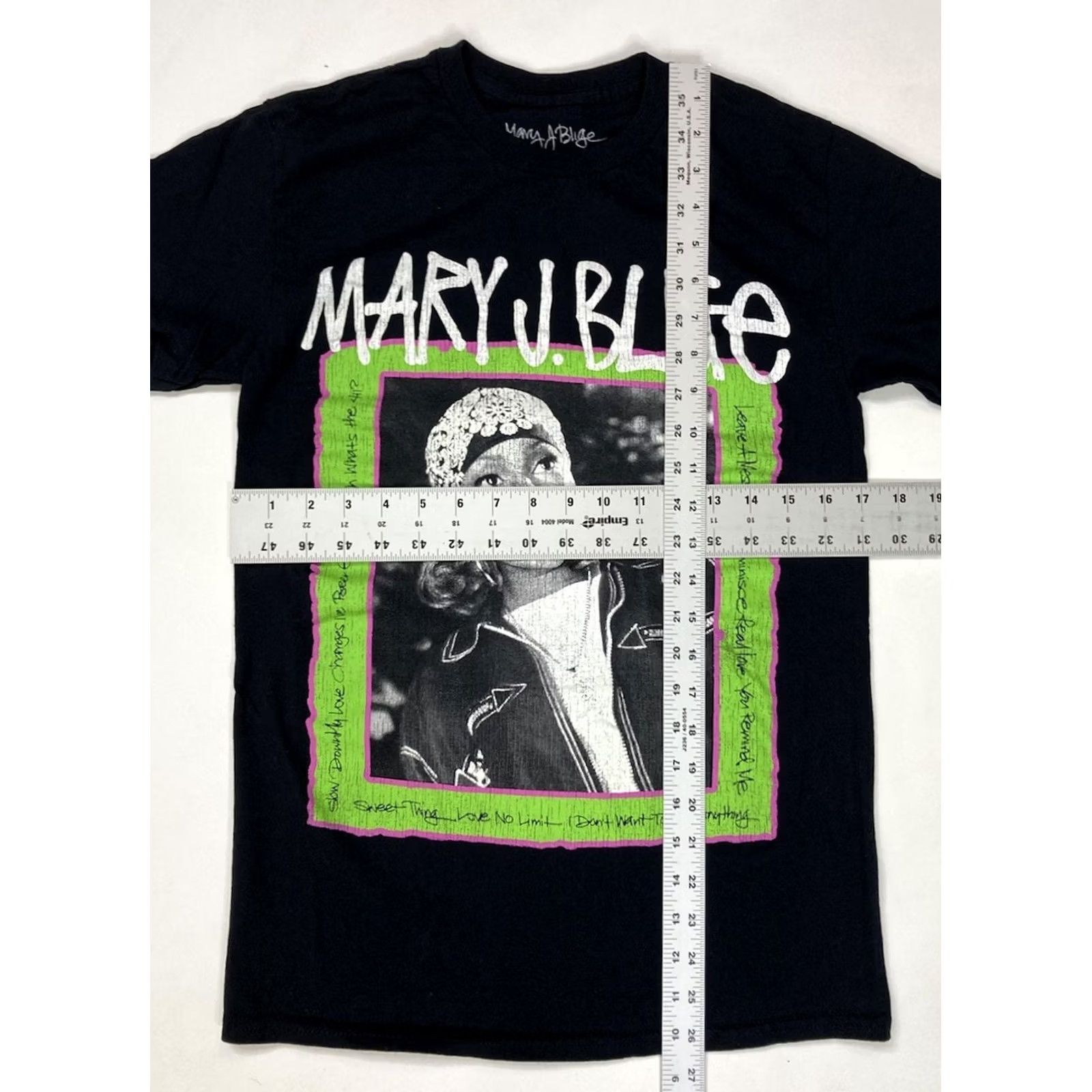 Vintage MARY J BLIGE Graphic T-shirt Women Small Black Short Sleeve Music Merch R&B T-Shirt Size S / US 4 / IT 40 - 5 Thumbnail