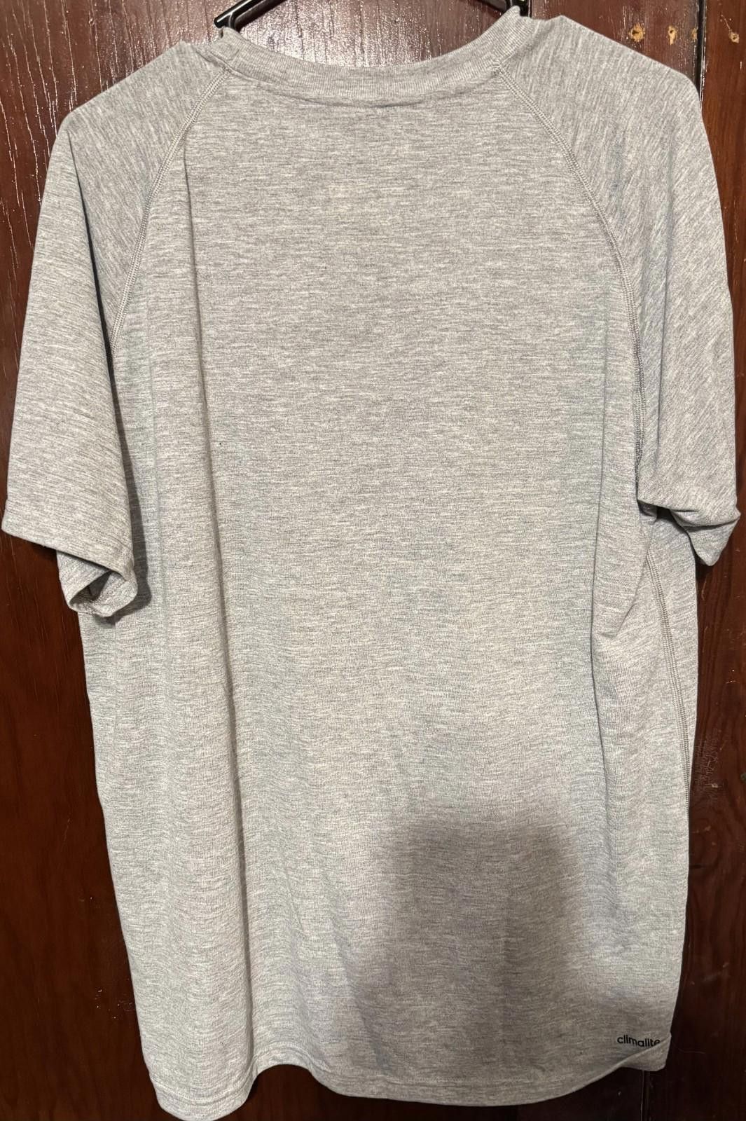 Adidas University of Nebraska Cornhuskers Adidas TShirt Men XL Gray Size ONE SIZE - 2 Thumbnail
