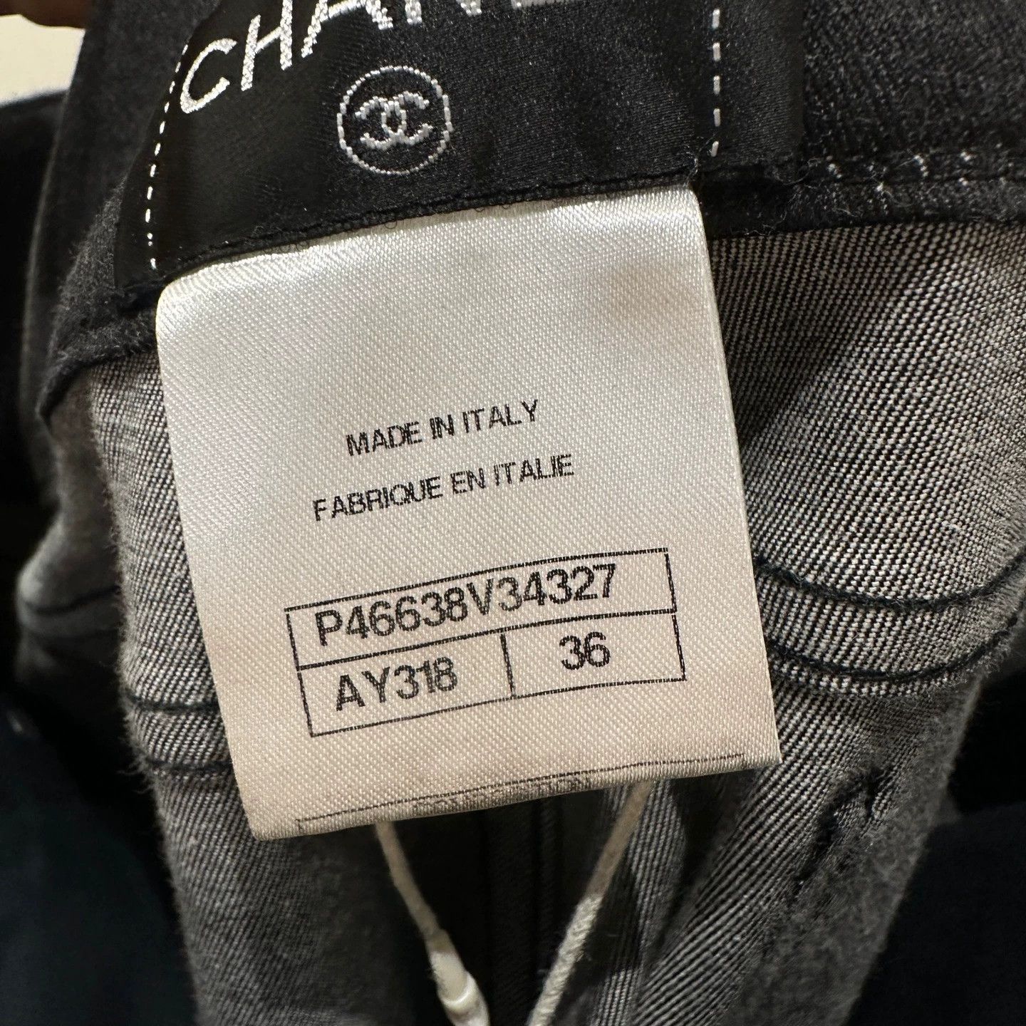 Chanel Chanel Apr233 Crochet Panel Women's Jeans 36 Size 26" / US 2 / IT 38 - 4 Thumbnail
