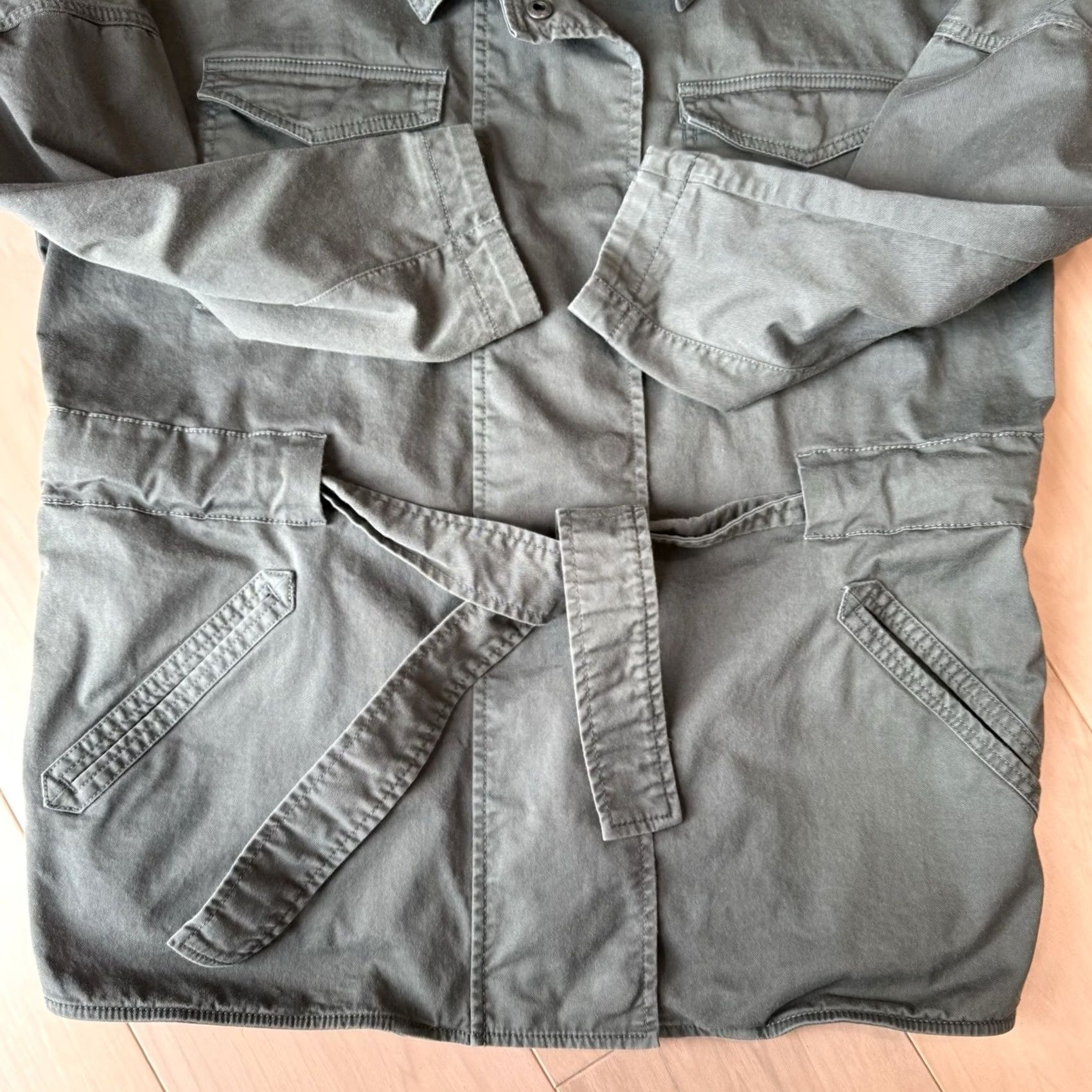 Alo Athleta Greenwich Jacket Large Green Full Zip Military Athleisure Derek Lam 10C Size L / US 10 / IT 46 - 5 Thumbnail